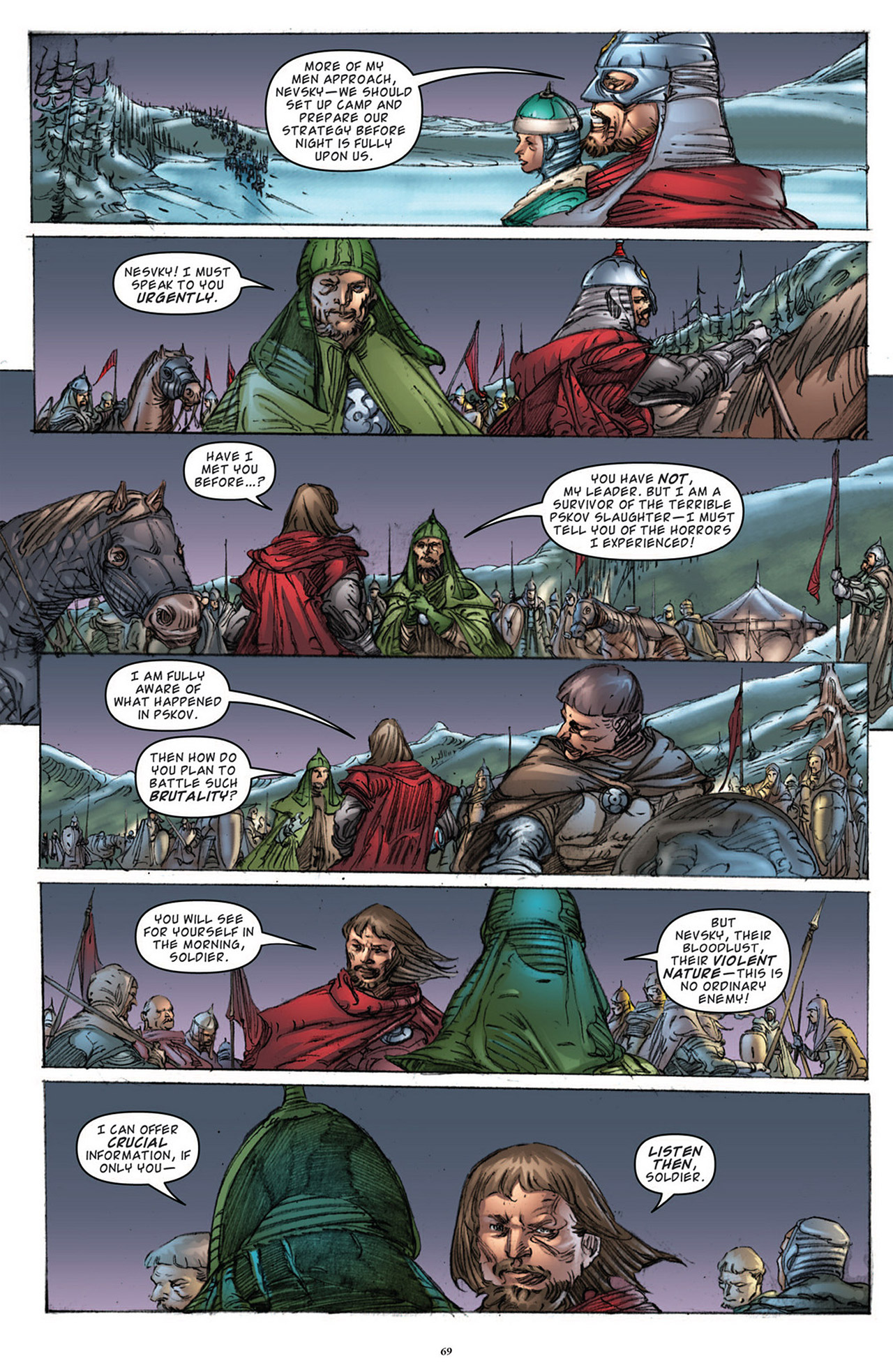 Read online Nevsky: A Hero of the People comic -  Issue # TPB - 69