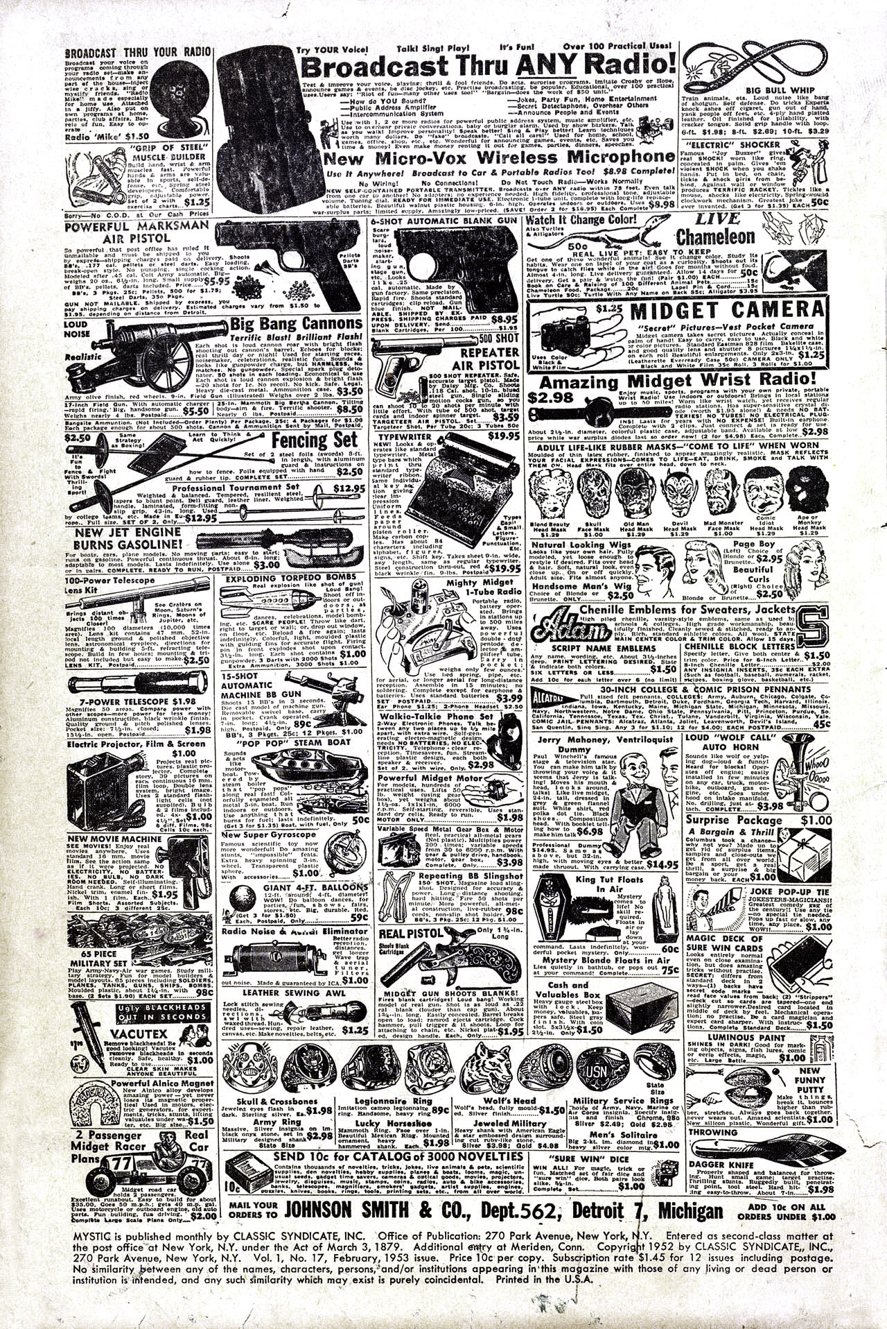 Read online Mystic (1951) comic -  Issue #17 - 2