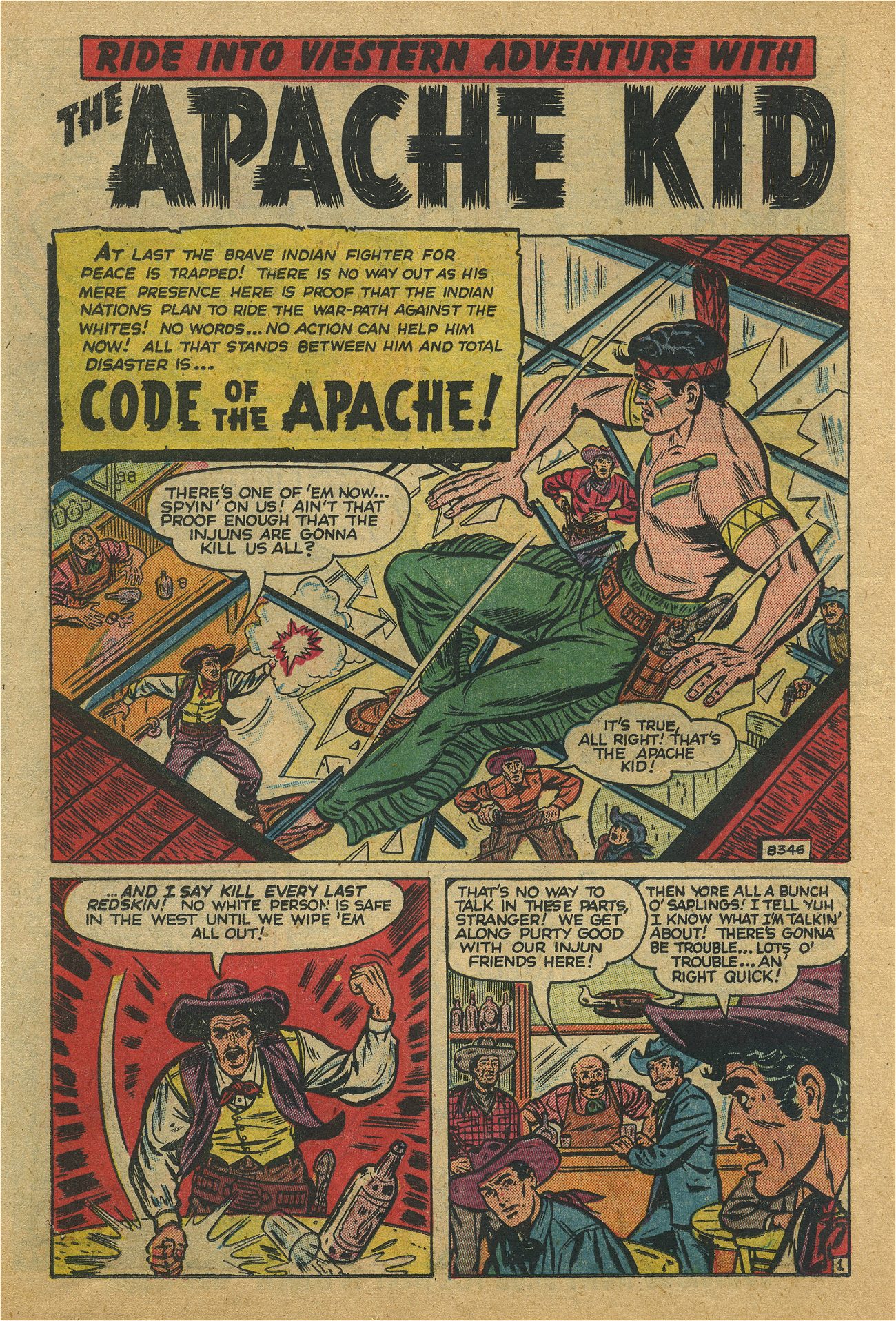 Read online Apache Kid comic -  Issue #7 - 26