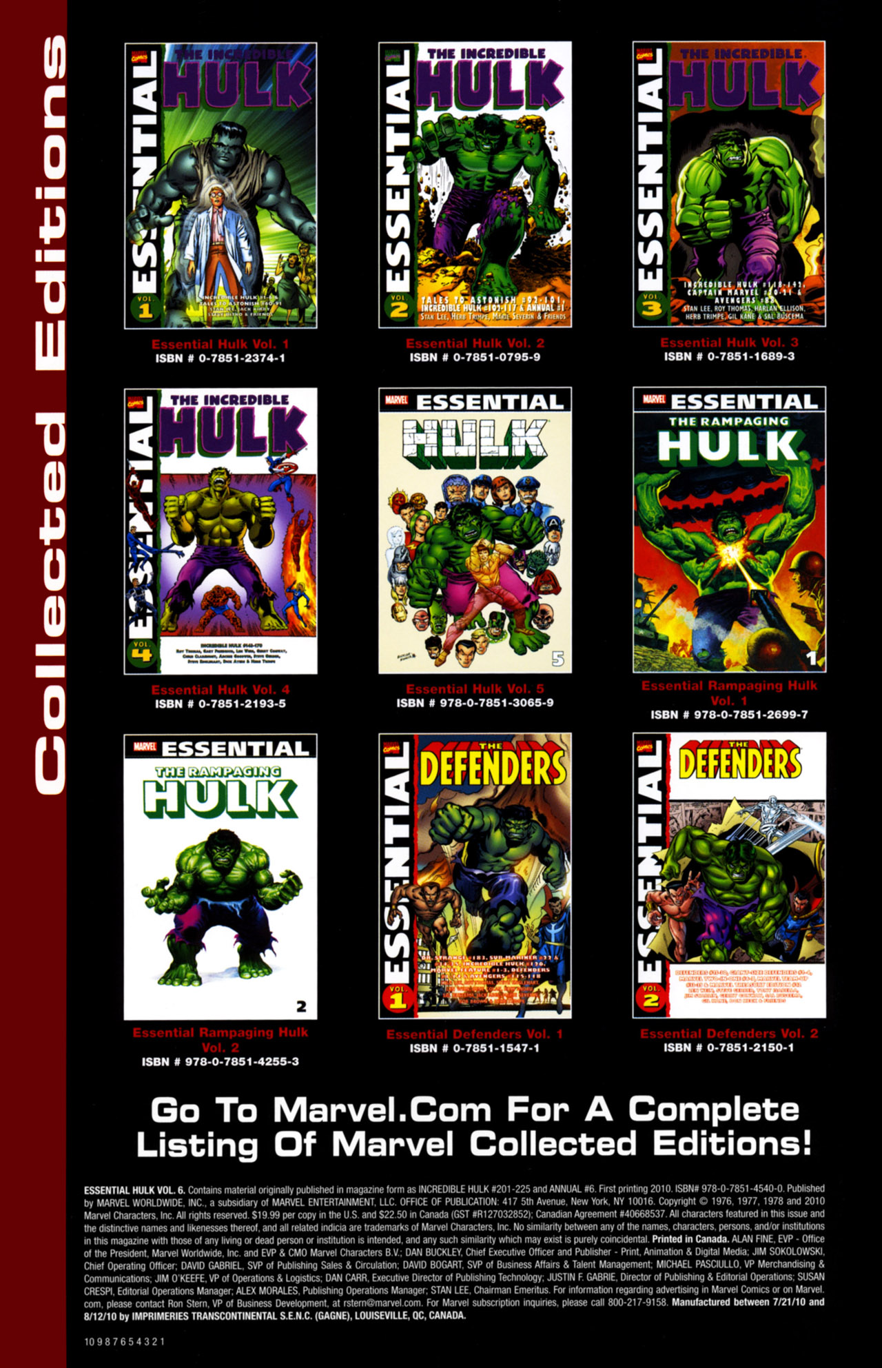 Read online Essential Hulk comic -  Issue # TPB 6 - 2