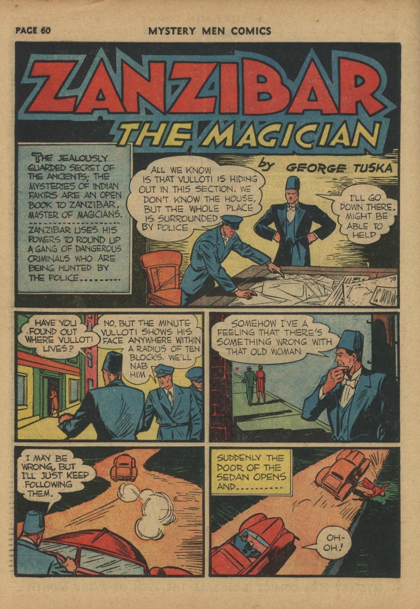 Read online Mystery Men Comics comic -  Issue #19 - 62