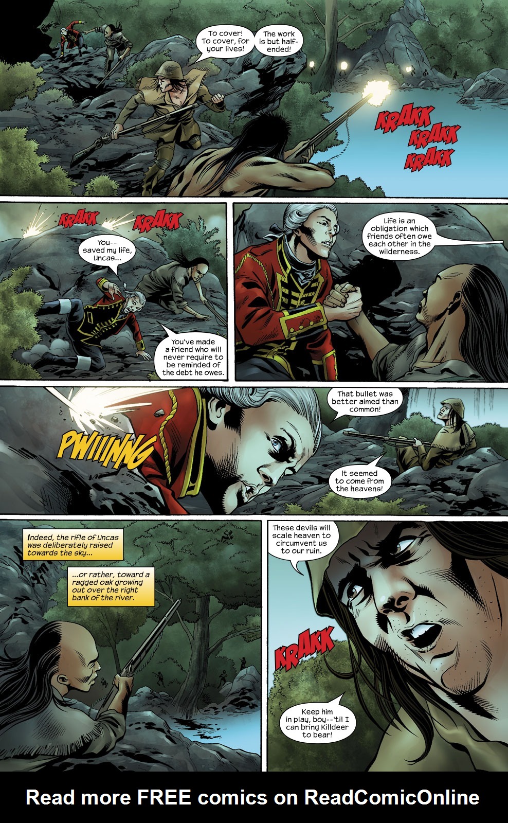 Read online The Last of the Mohicans comic -  Issue #1 - 19