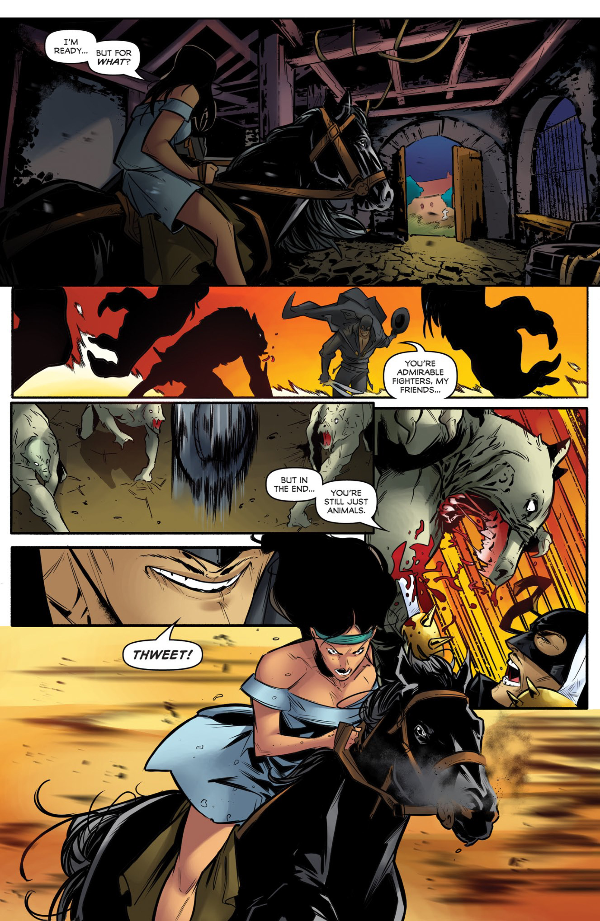 Read online Zorro: Sacrilege comic -  Issue #4 - 17