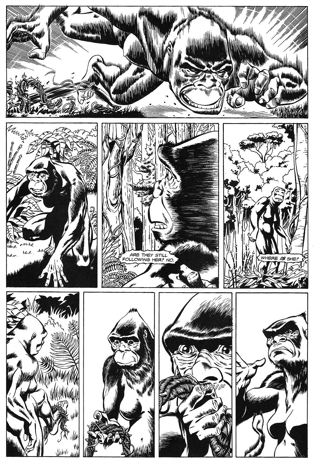 Read online Cavewoman: Missing Link comic -  Issue #1 - 12