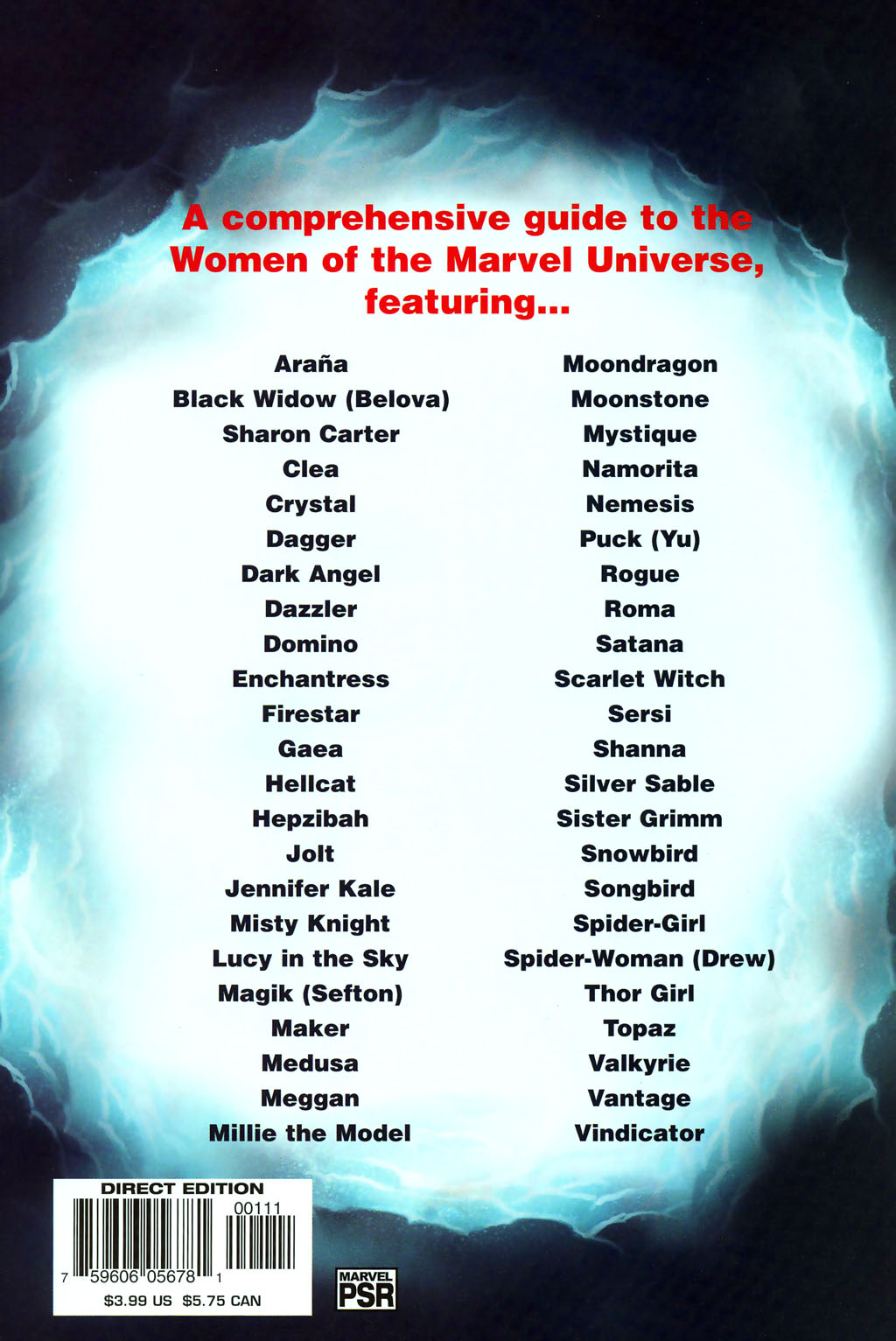 Read online Official Handbook of the Marvel Universe: Women of Marvel 2005 comic -  Issue # Full - 52