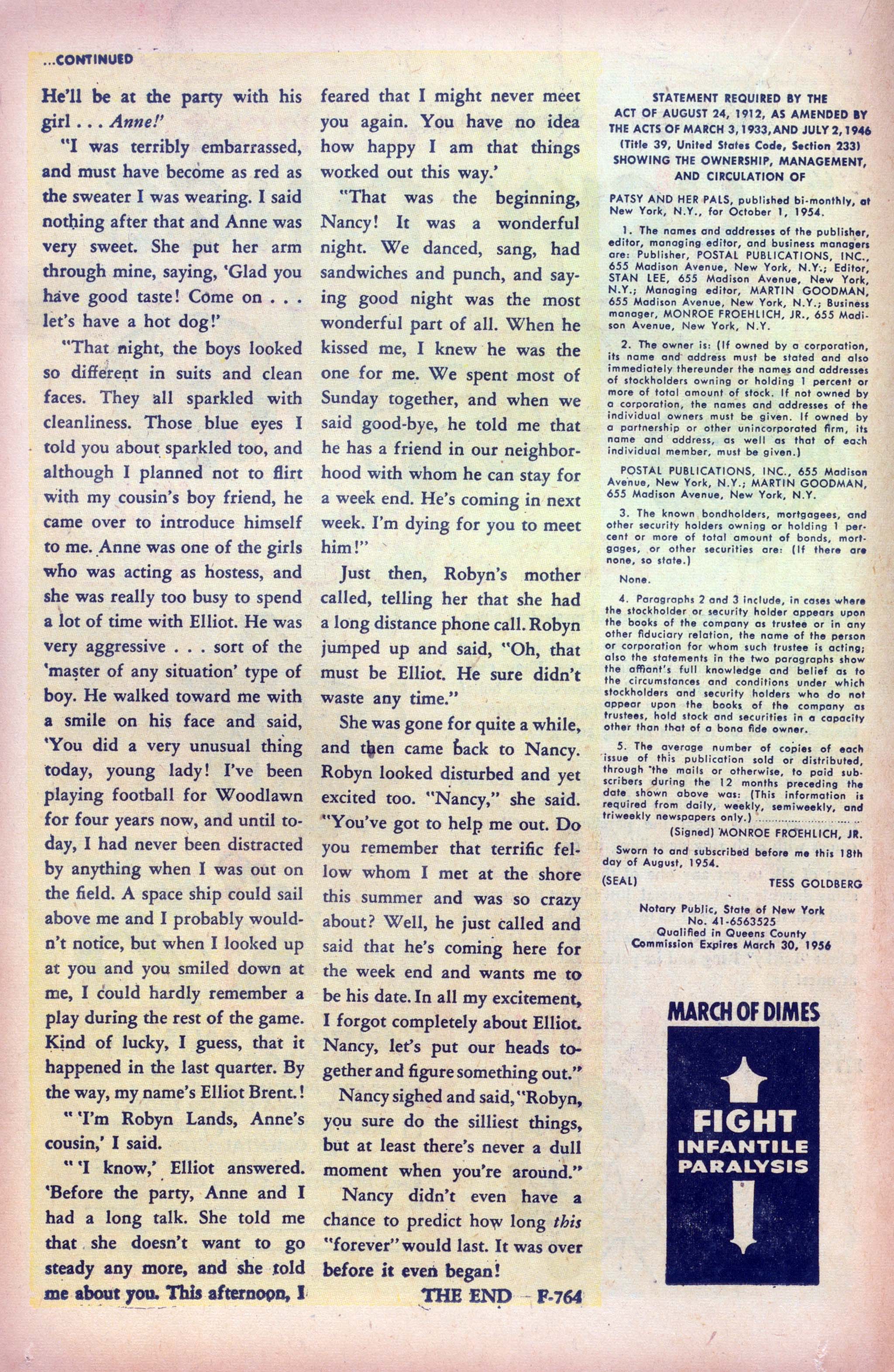 Read online Patsy and her Pals comic -  Issue #13 - 18