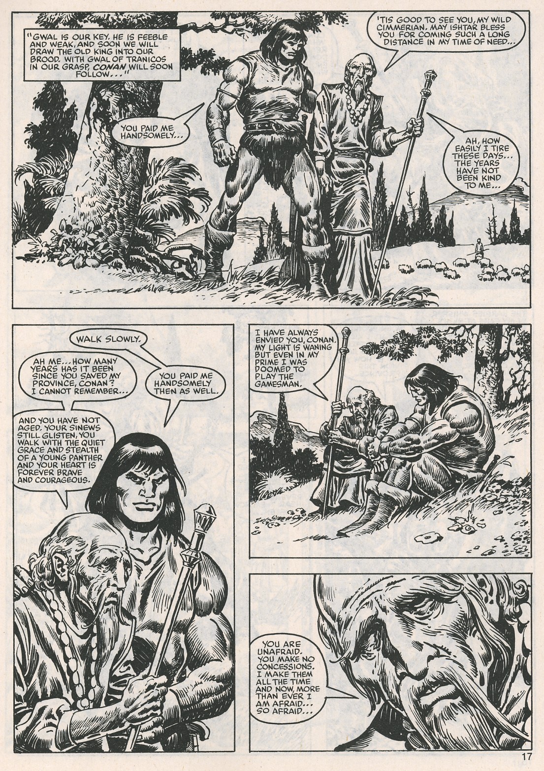 Read online The Savage Sword Of Conan comic -  Issue #116 - 17