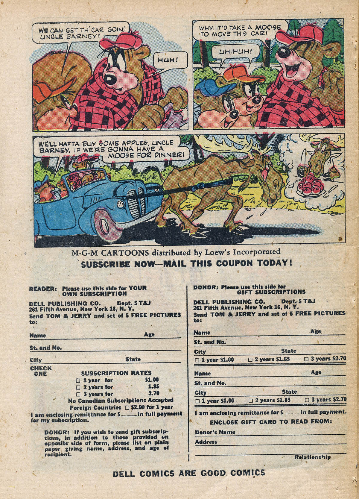 Read online Tom & Jerry Comics comic -  Issue #70 - 51