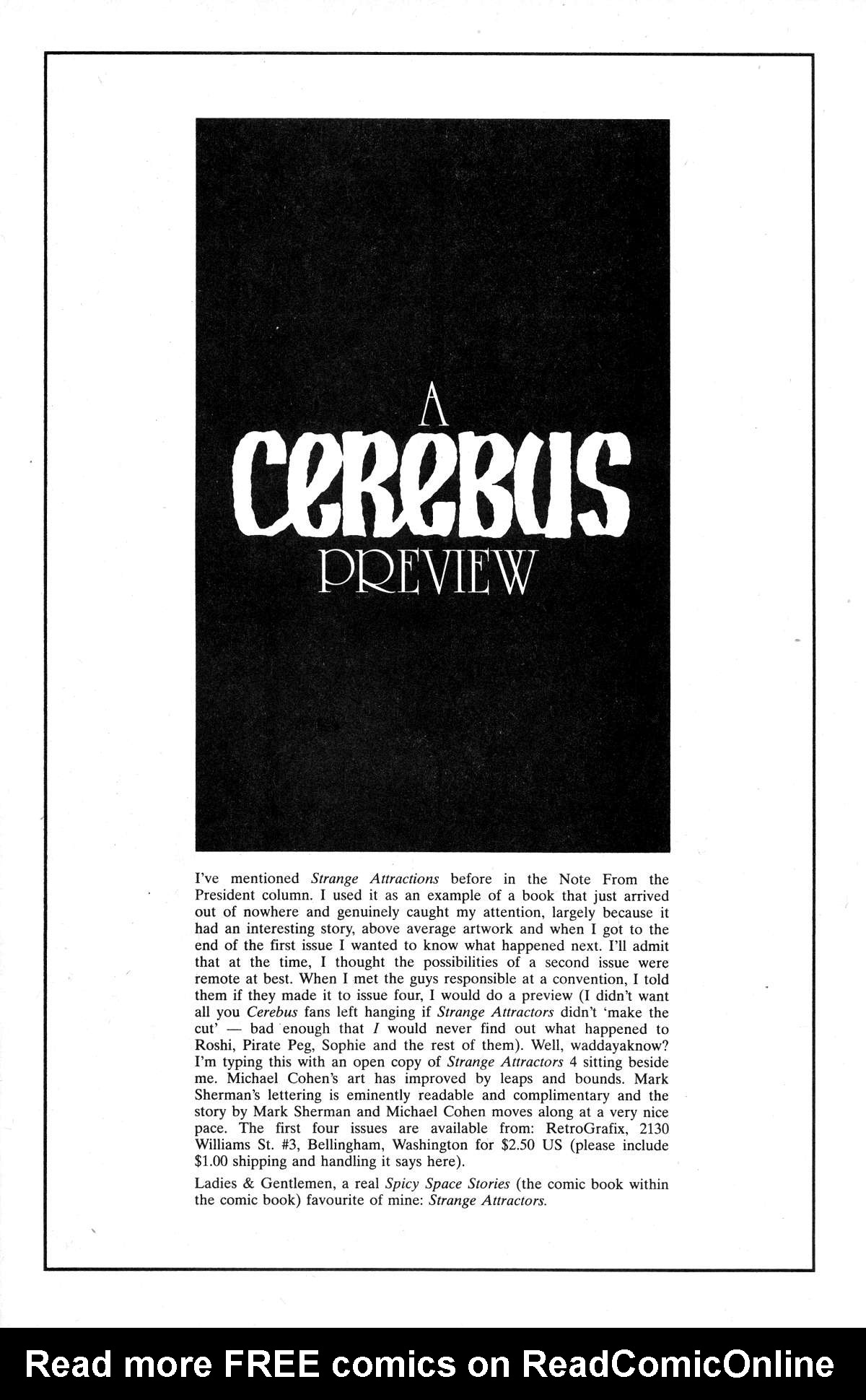 Cerebus Issue #183 #182 - English 23