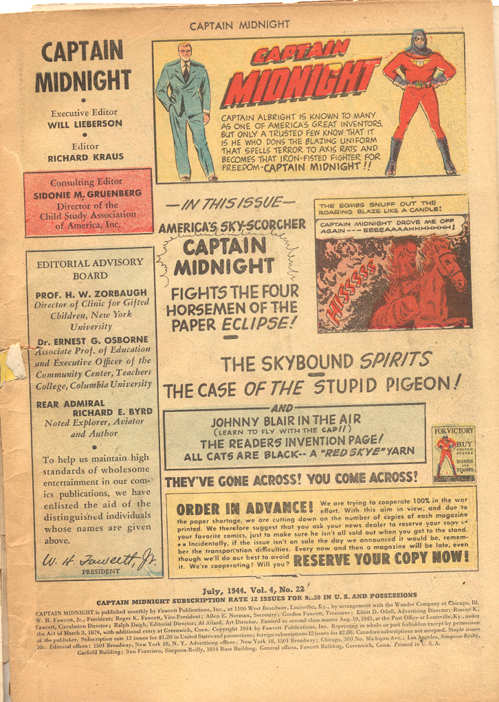 Read online Captain Midnight (1942) comic -  Issue #22 - 3