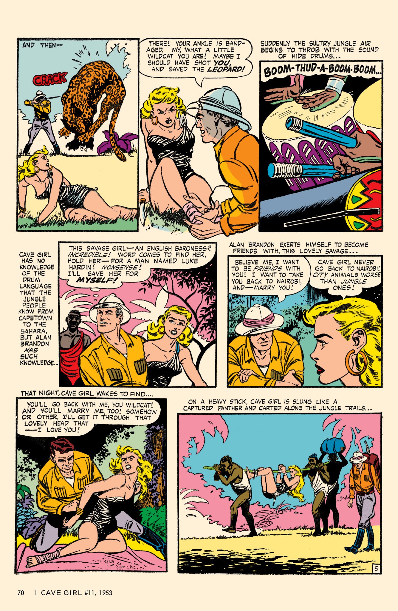 Read online Bob Powell's Complete Cave Girl comic -  Issue # TPB (Part 1) - 71