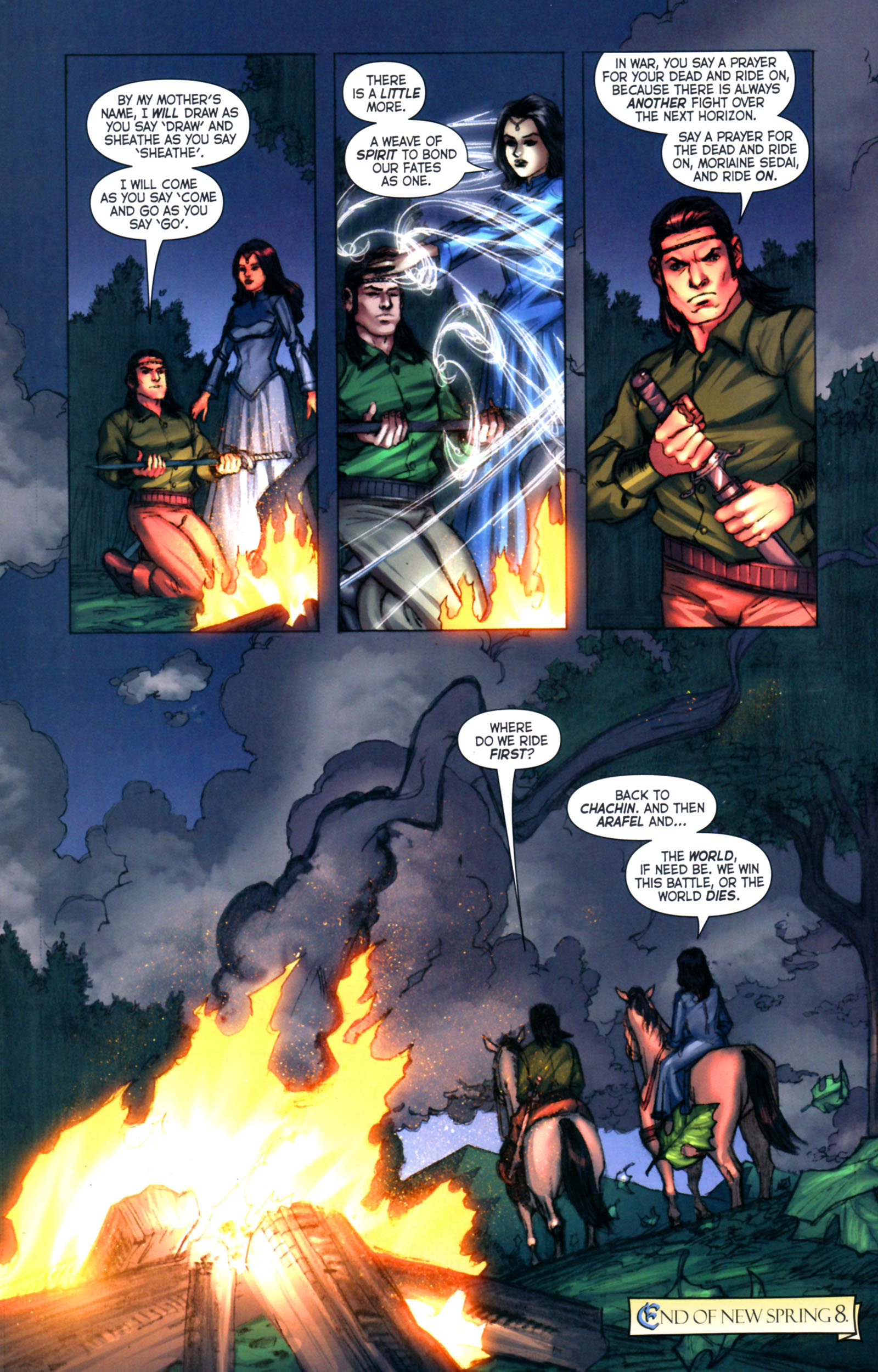 Read online Robert Jordan's The Wheel of Time: New Spring comic -  Issue #8 - 26