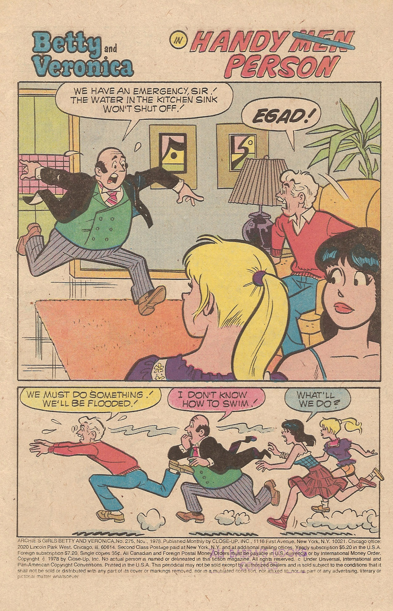 Read online Archie's Girls Betty and Veronica comic -  Issue #275 - 3