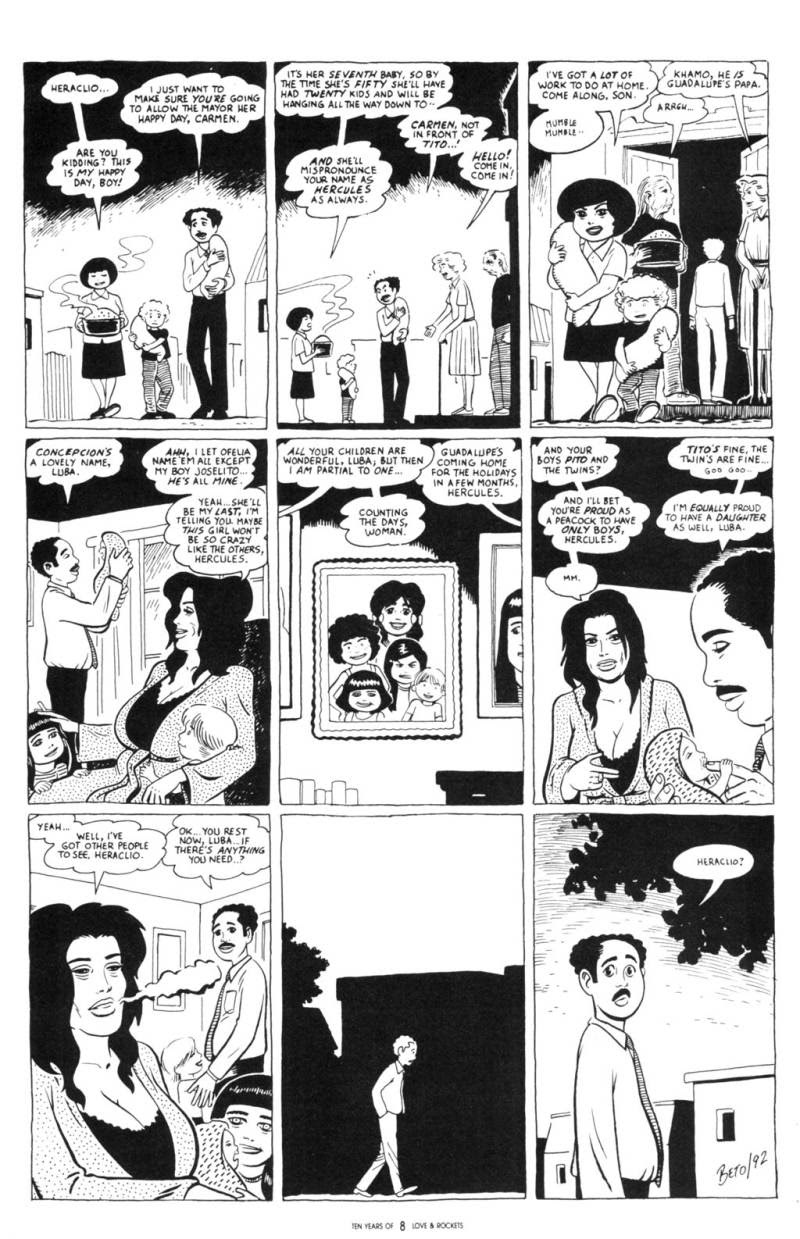 Read online Ten Years of Love and Rockets comic -  Issue # Full - 8