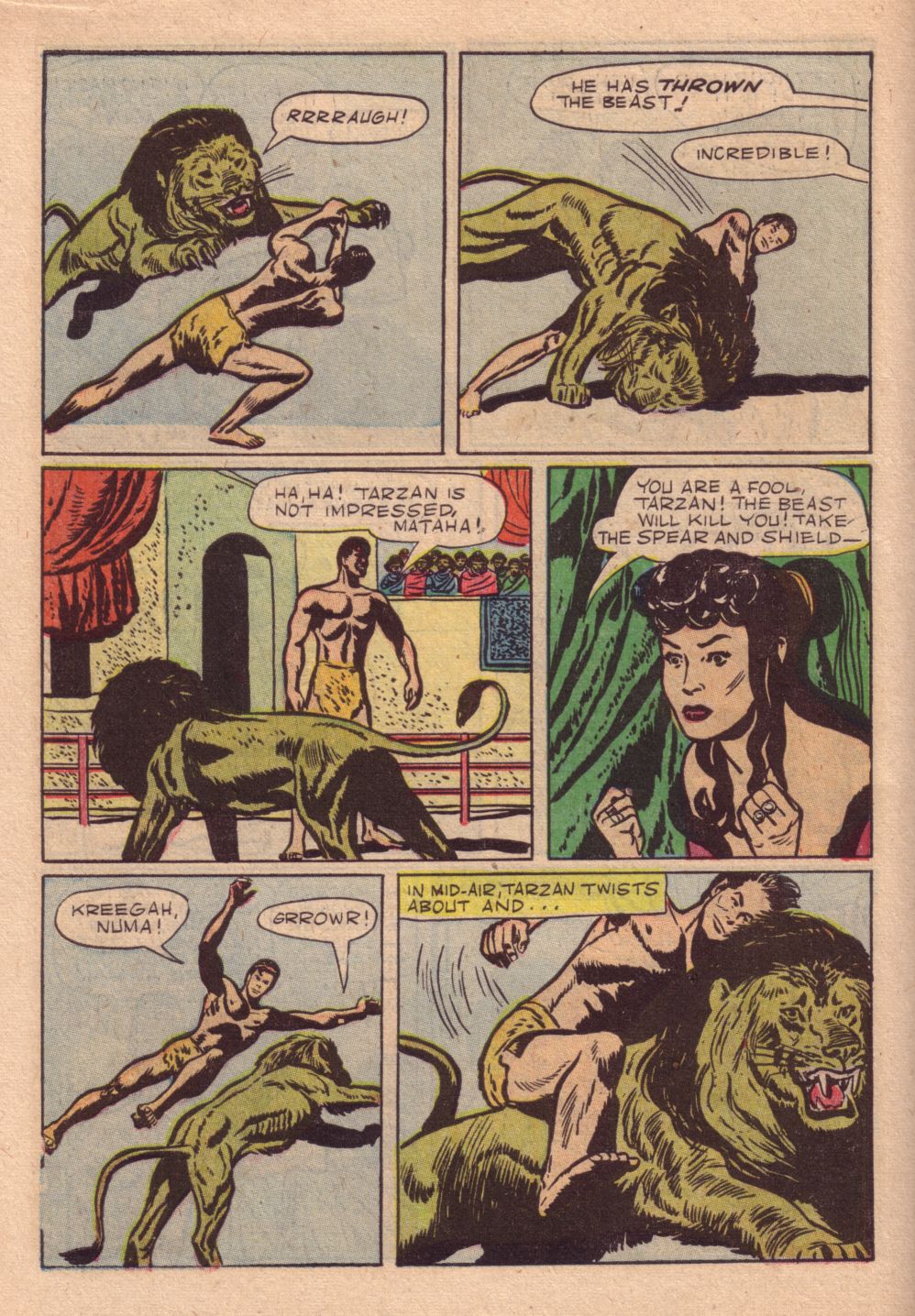 Read online Tarzan (1948) comic -  Issue #25 - 14