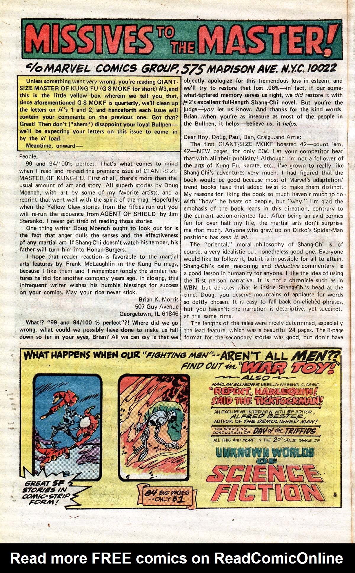 Read online Giant-Size Master of Kung Fu comic -  Issue #3 - 43