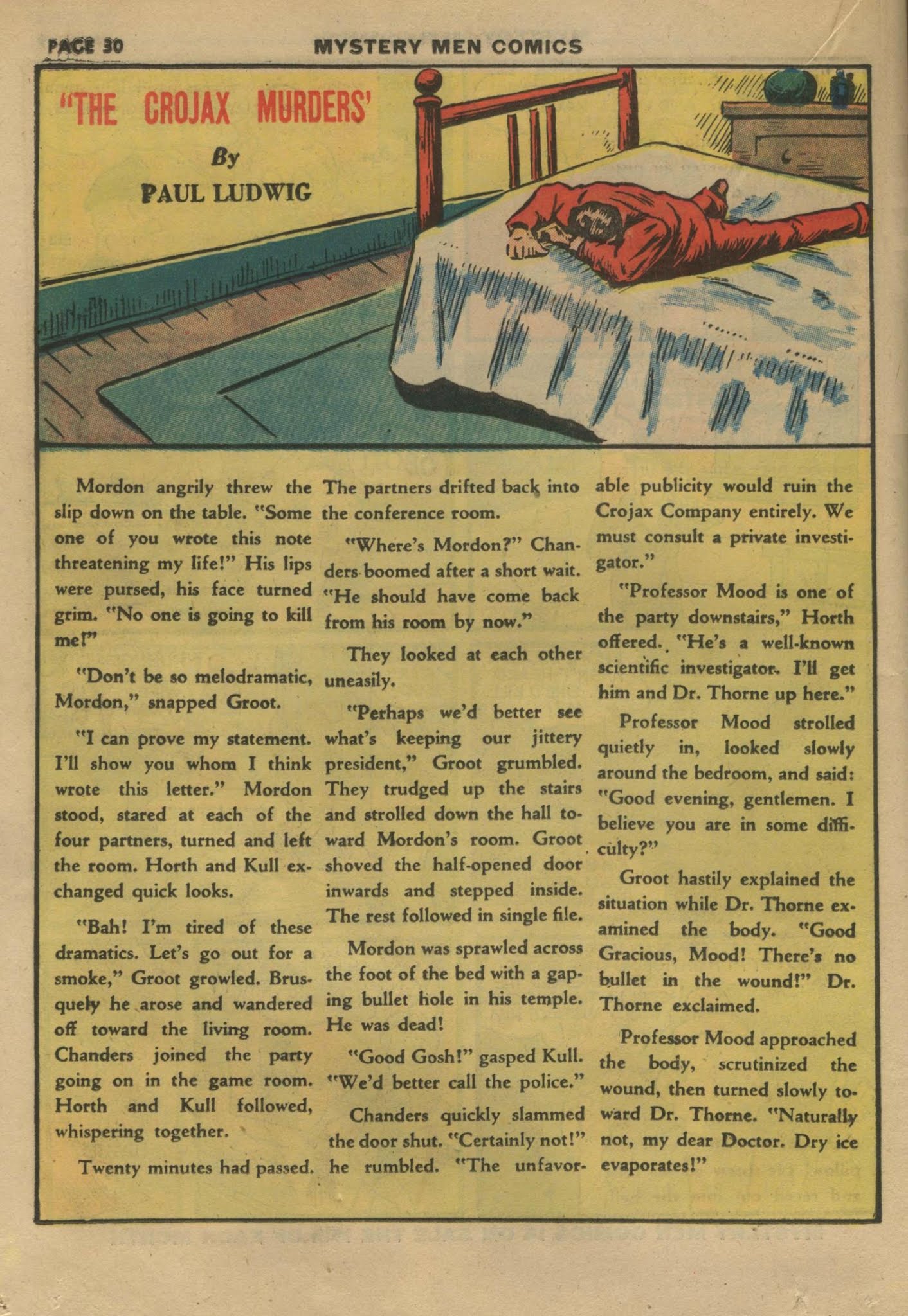 Read online Mystery Men Comics comic -  Issue #15 - 32