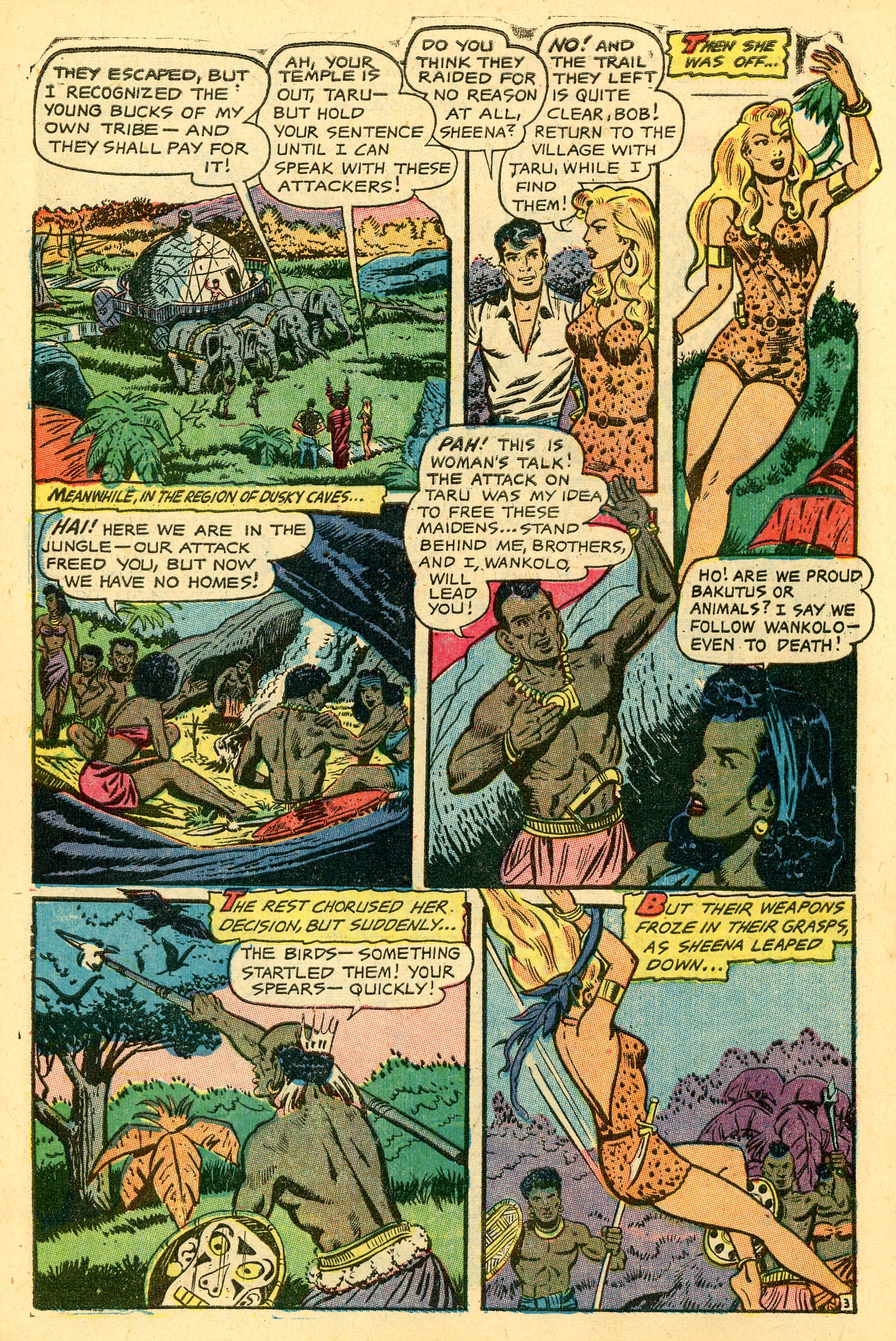 Read online Sheena, Queen of the Jungle (1942) comic -  Issue #17 - 6