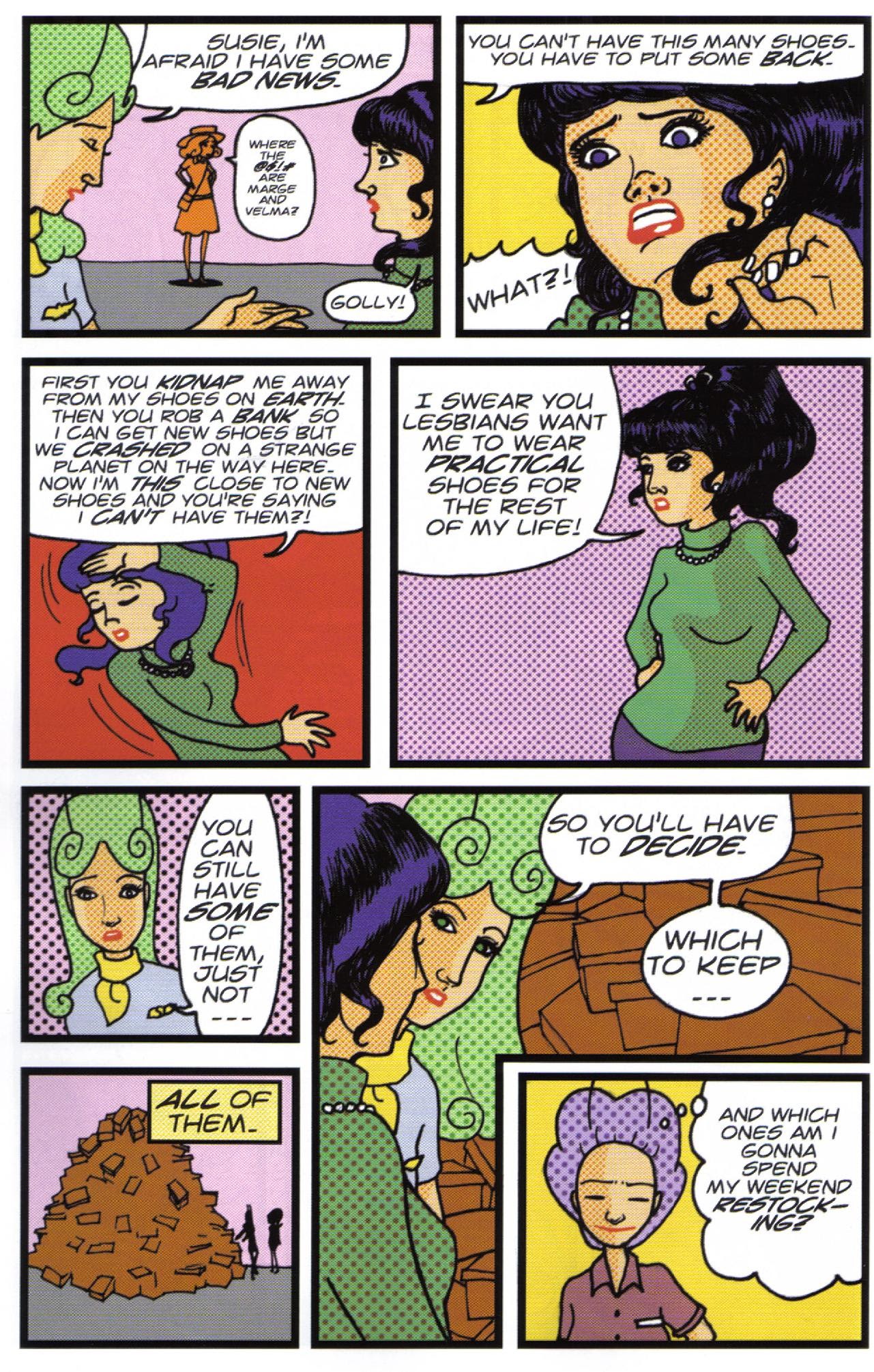Read online I Was Kidnapped By Lesbian Pirates From Outer Space comic -  Issue #4 - 8