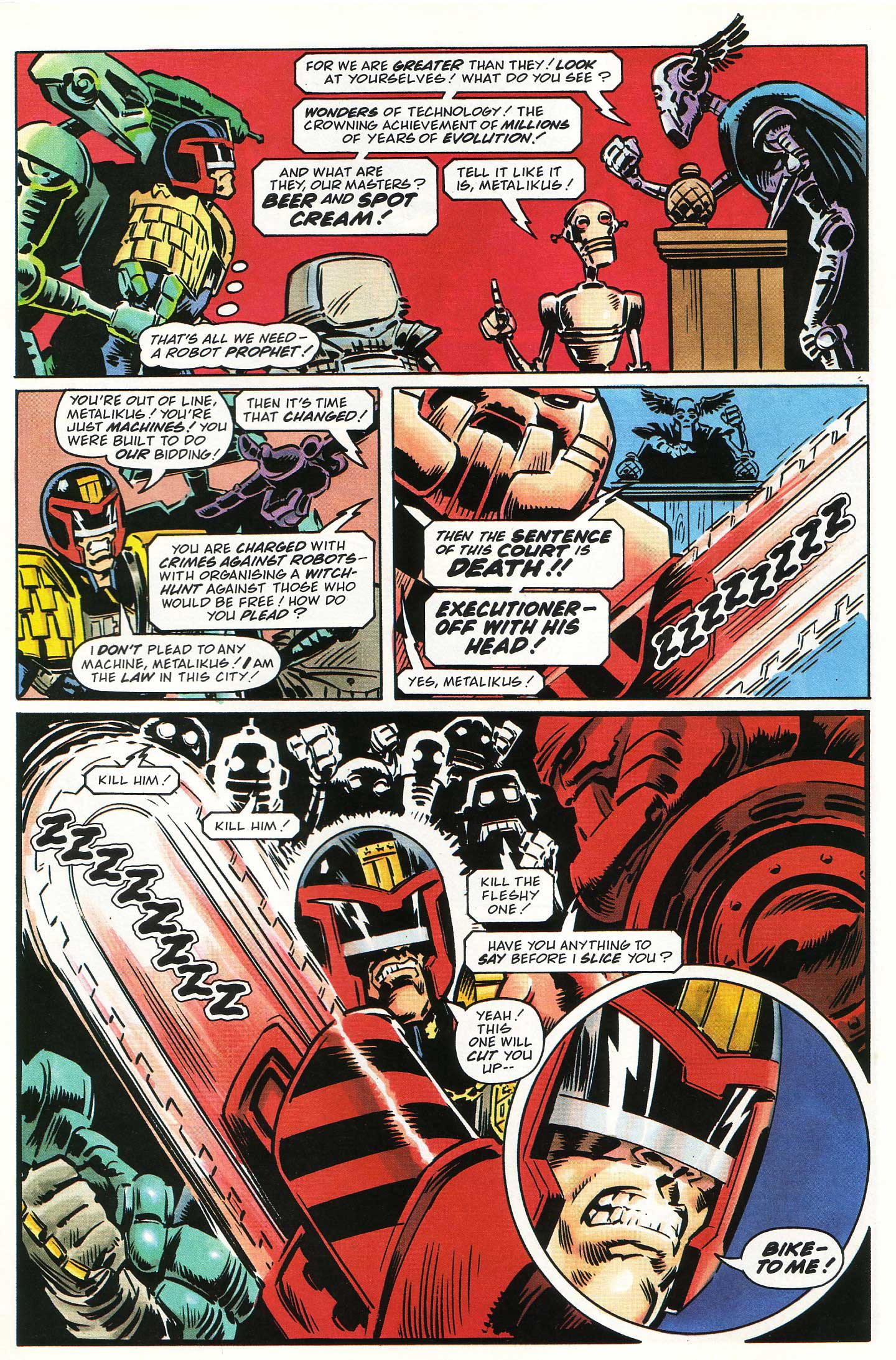 Read online Judge Dredd Lawman of the Future comic -  Issue #7 - 11