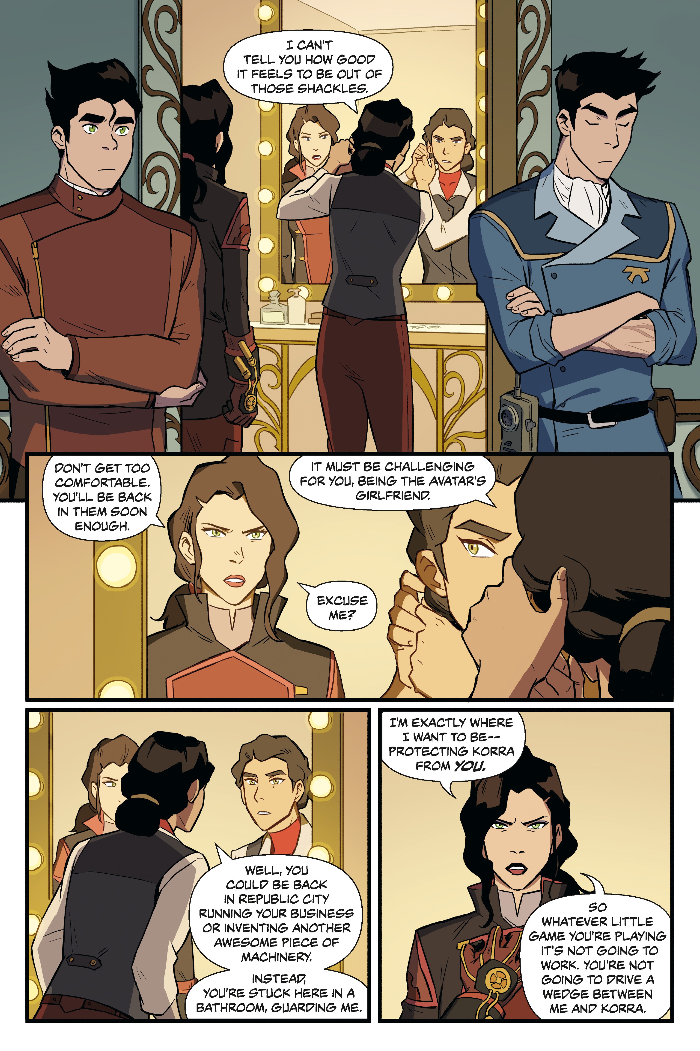 Read online Nickelodeon The Legend of Korra: Ruins of the Empire comic -  Issue # TPB 1 - 55