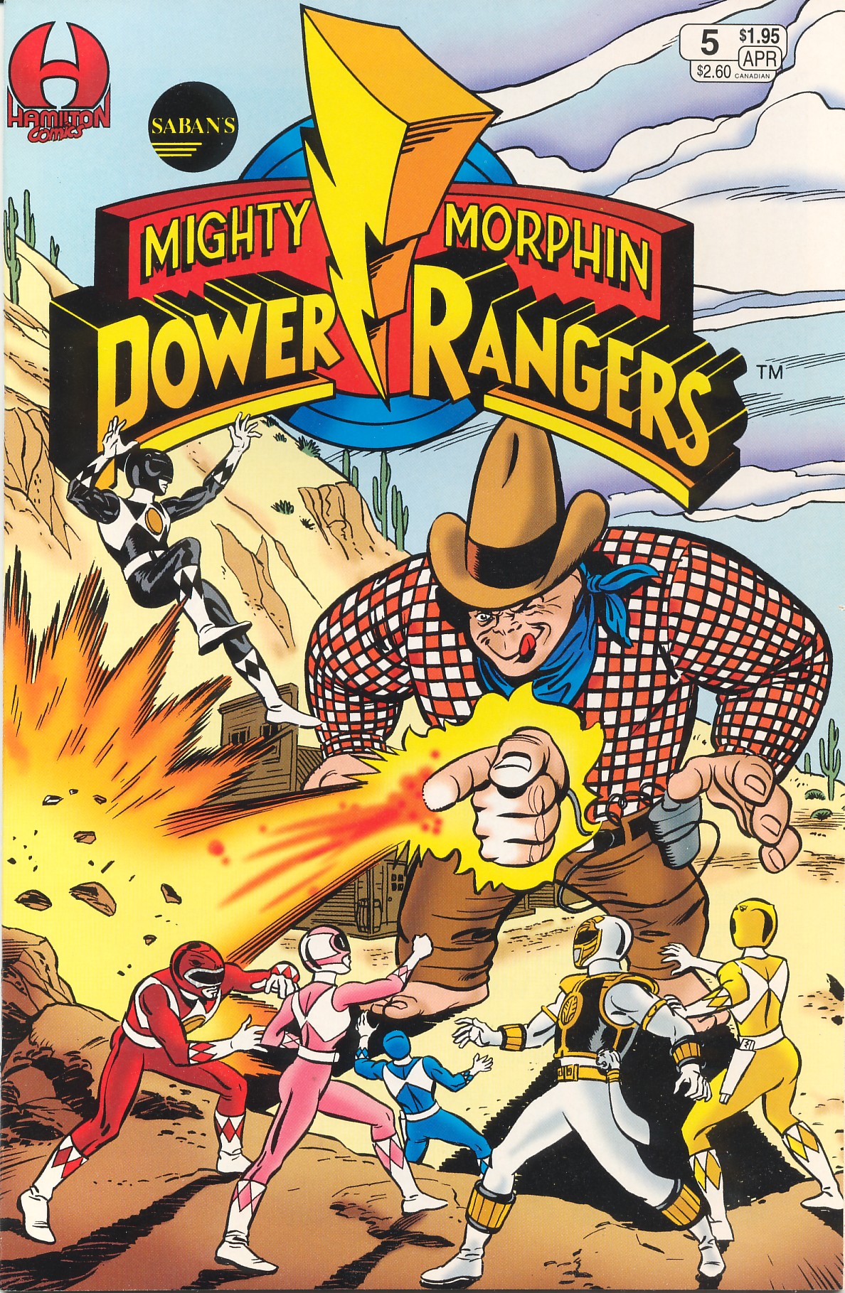 Read online Saban's Mighty Morphin Power Rangers (1994) comic -  Issue #5 - 1