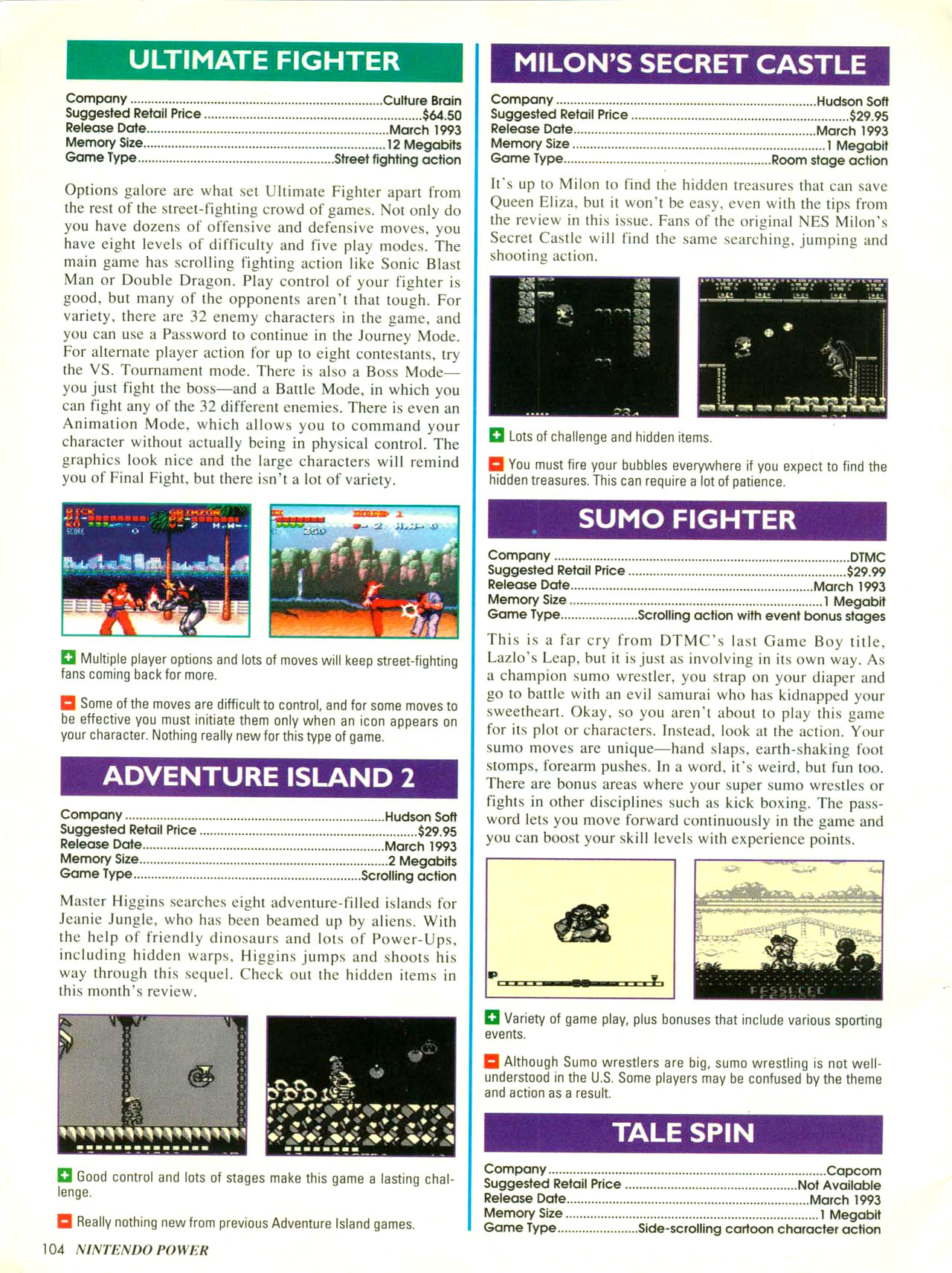 Read online Nintendo Power comic -  Issue #46 - 115
