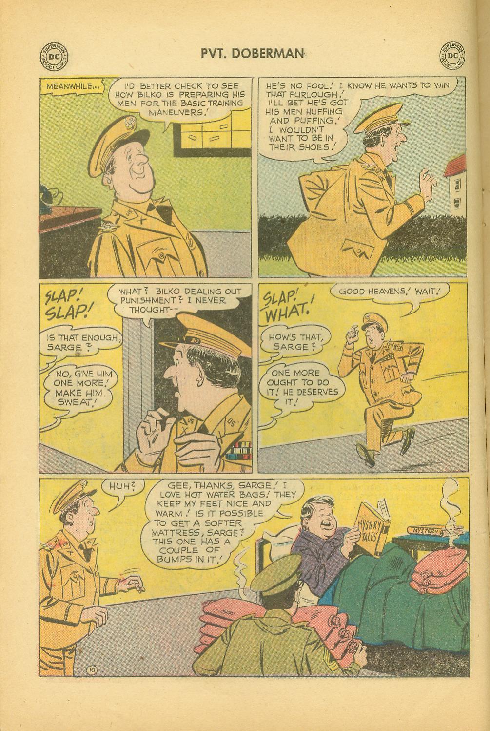 Read online Sgt. Bilko's Pvt. Doberman comic -  Issue #5 - 12