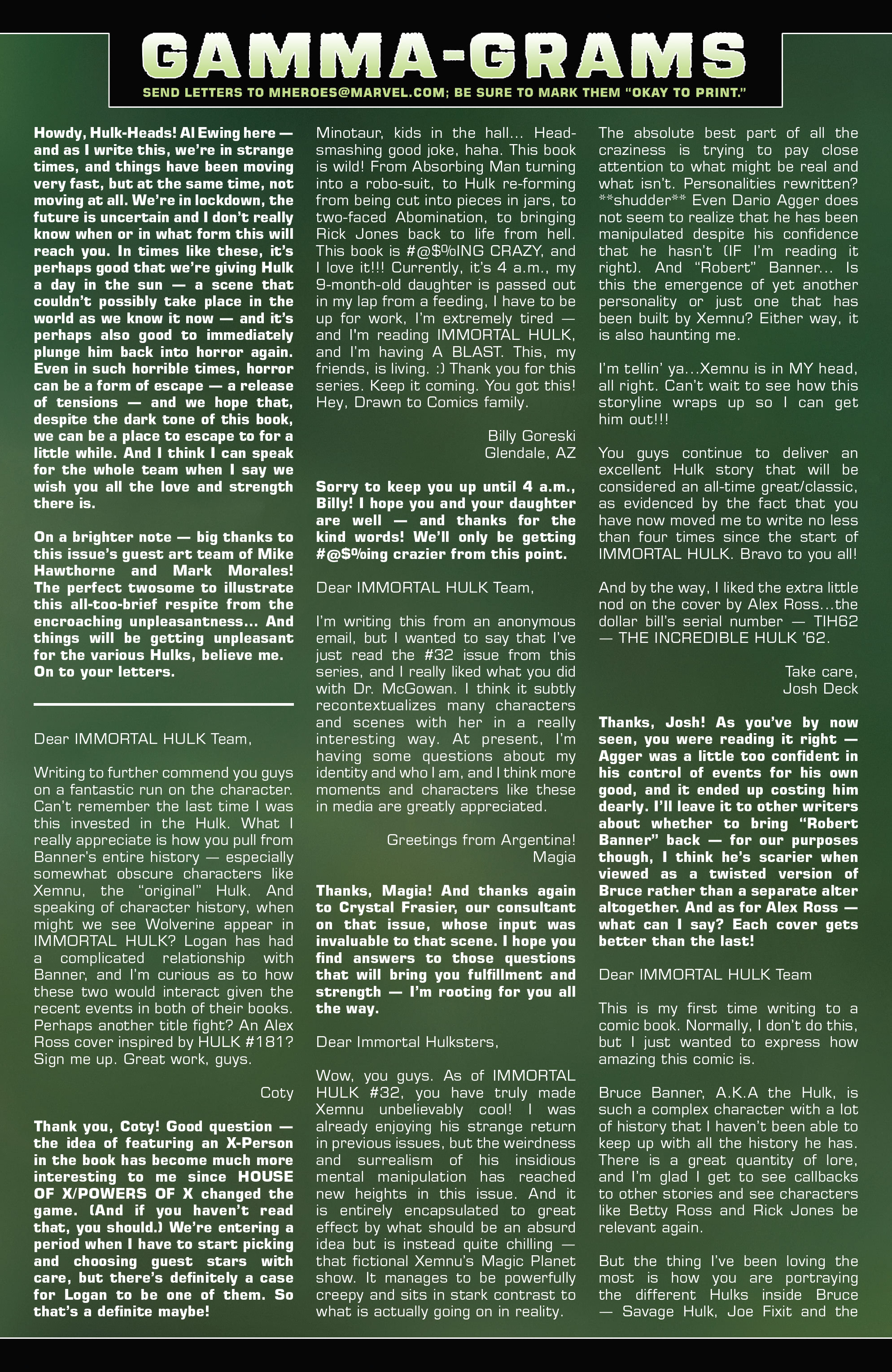 Read online Immortal Hulk comic -  Issue #35 - 22