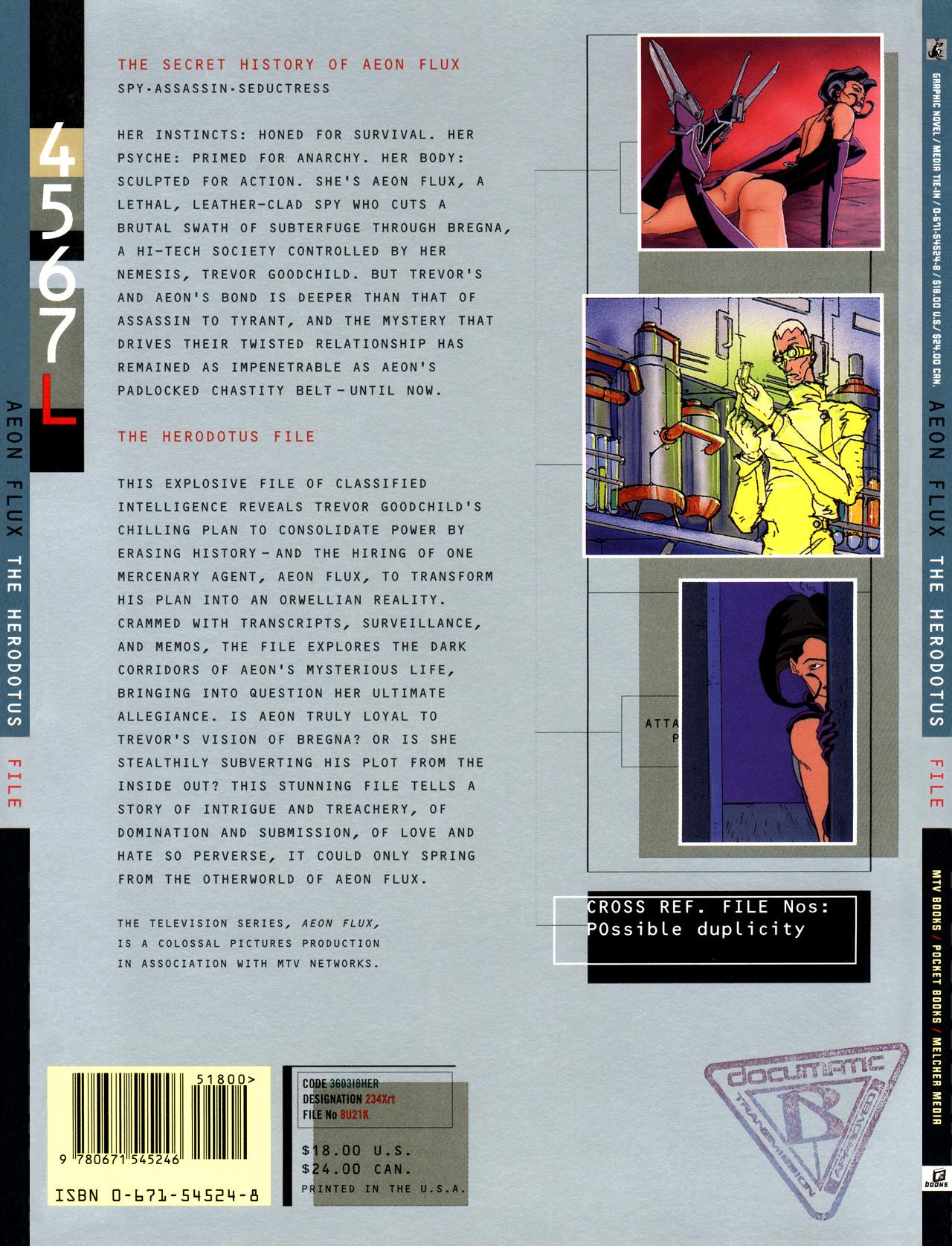 Read online Aeon Flux: The Herodotus File comic -  Issue # TPB - 90