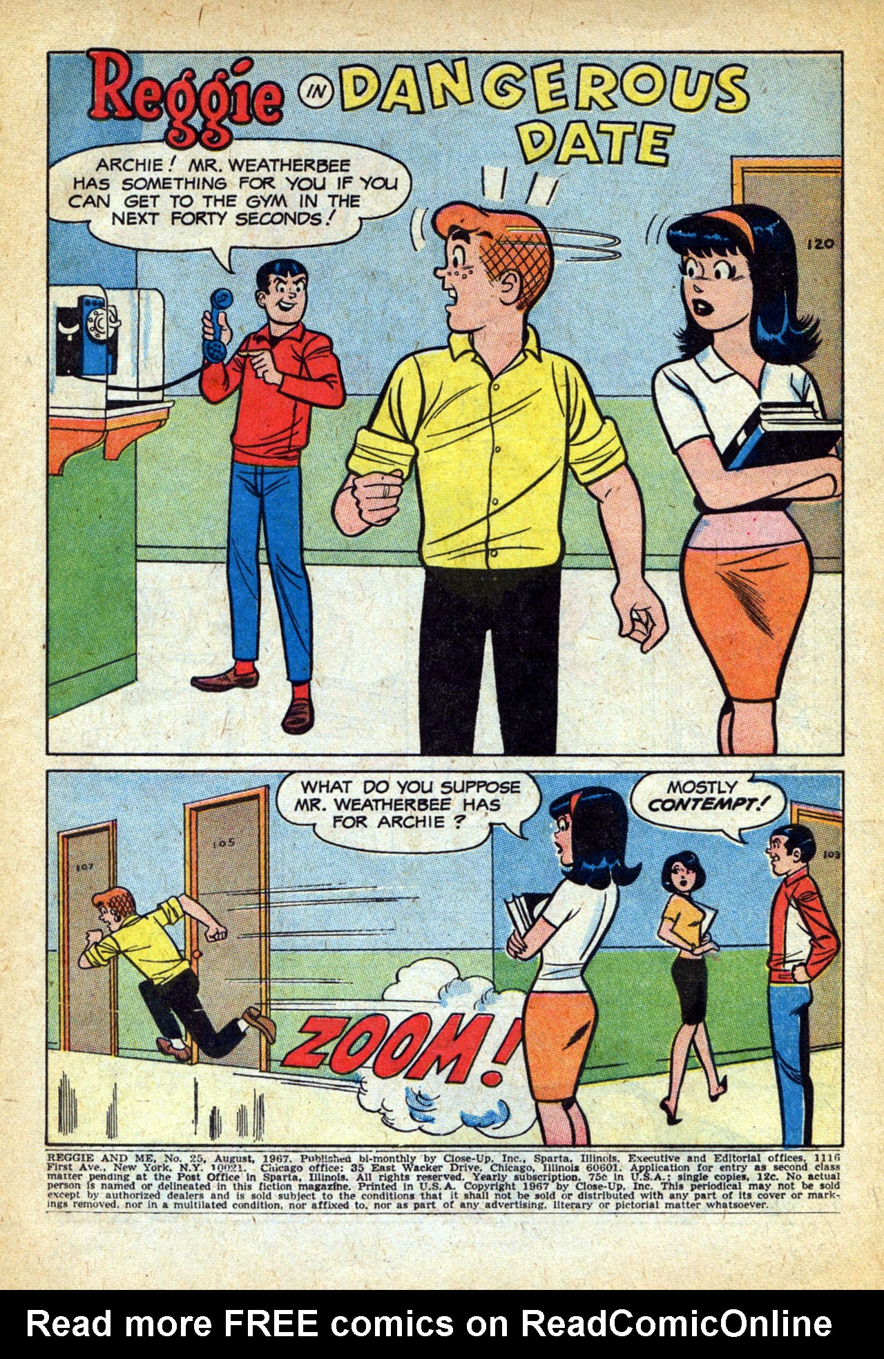 Read online Reggie and Me (1966) comic -  Issue #25 - 3