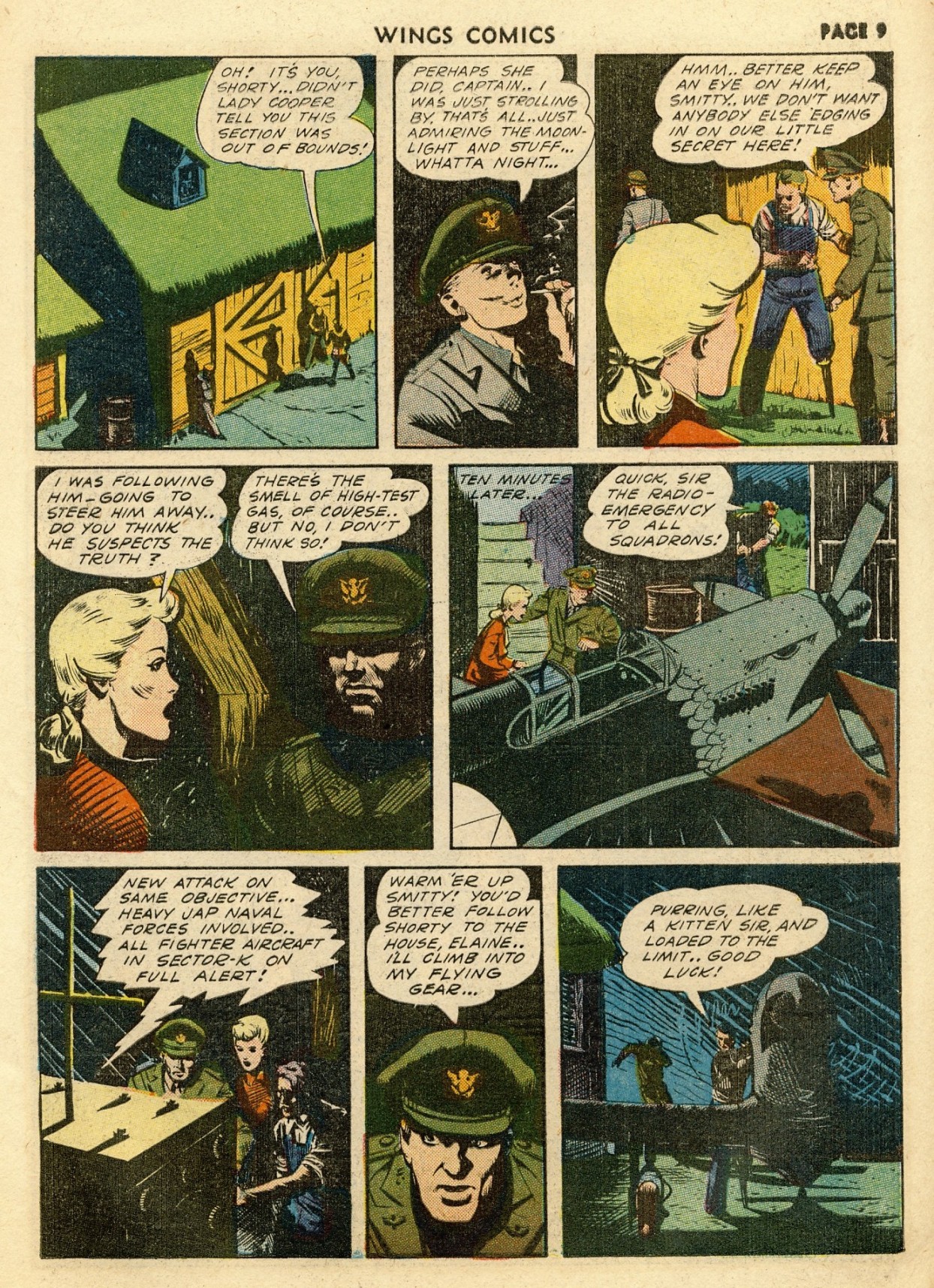 Read online Wings Comics comic -  Issue #33 - 11