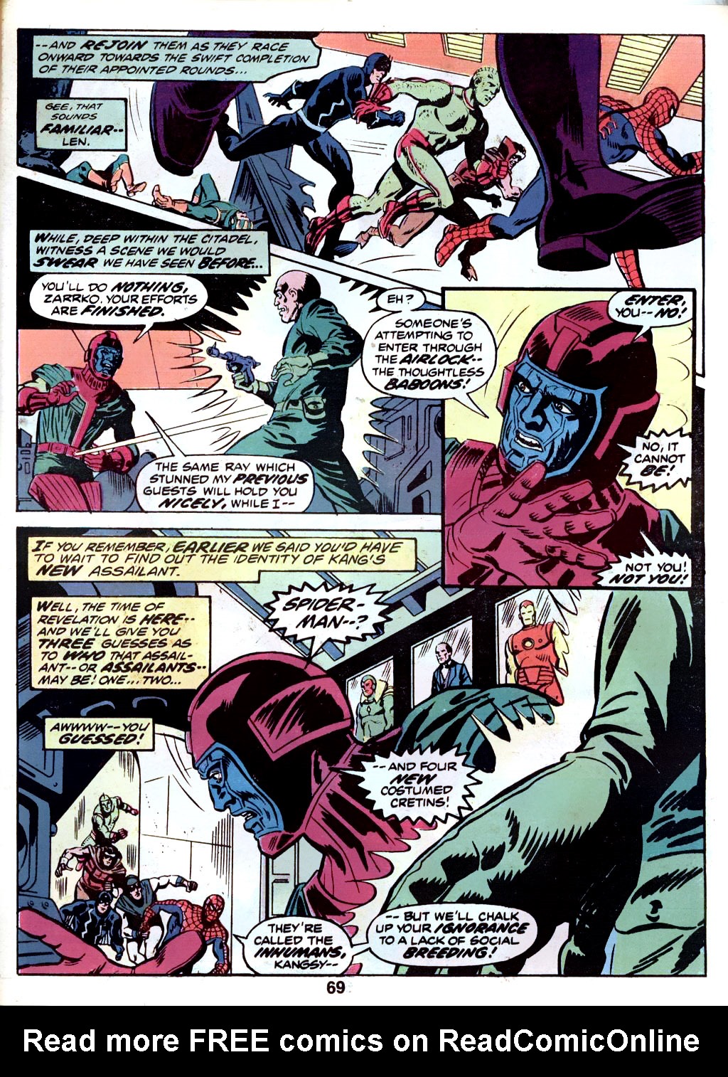 Read online Marvel Treasury Edition comic -  Issue #27 - 71