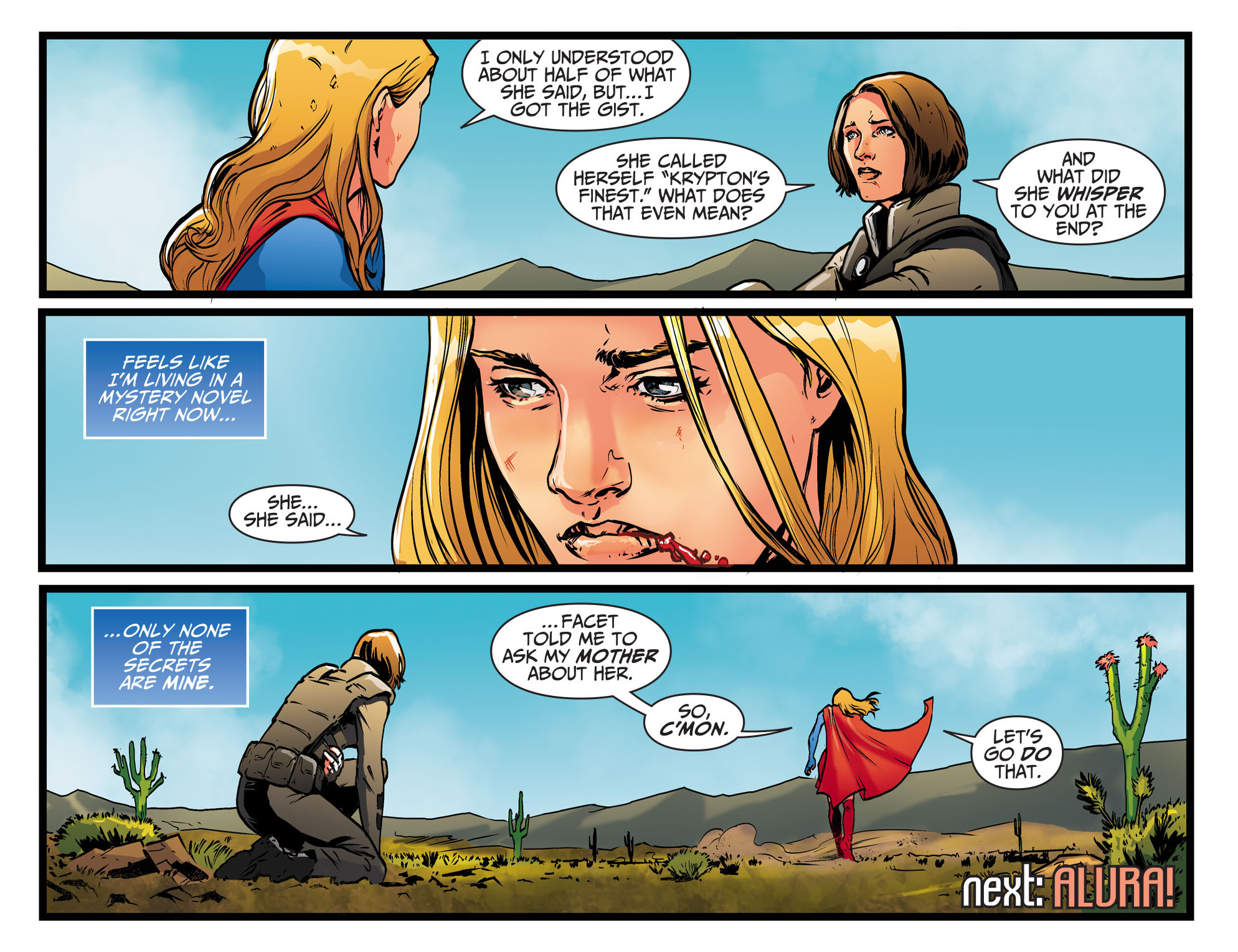 Read online Adventures of Supergirl comic -  Issue #9 - 22