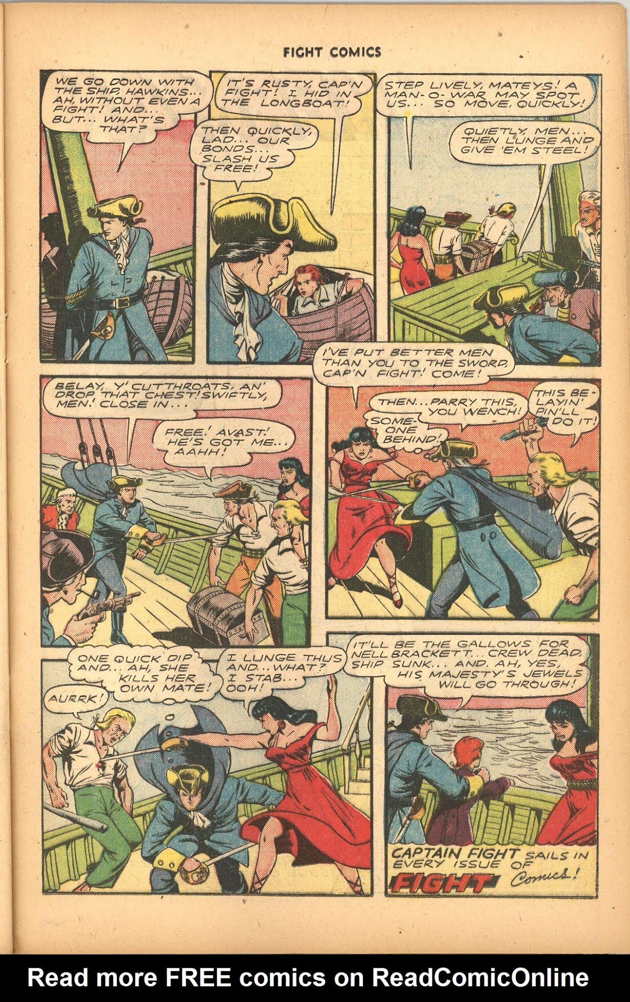 Read online Fight Comics comic -  Issue #48 - 35