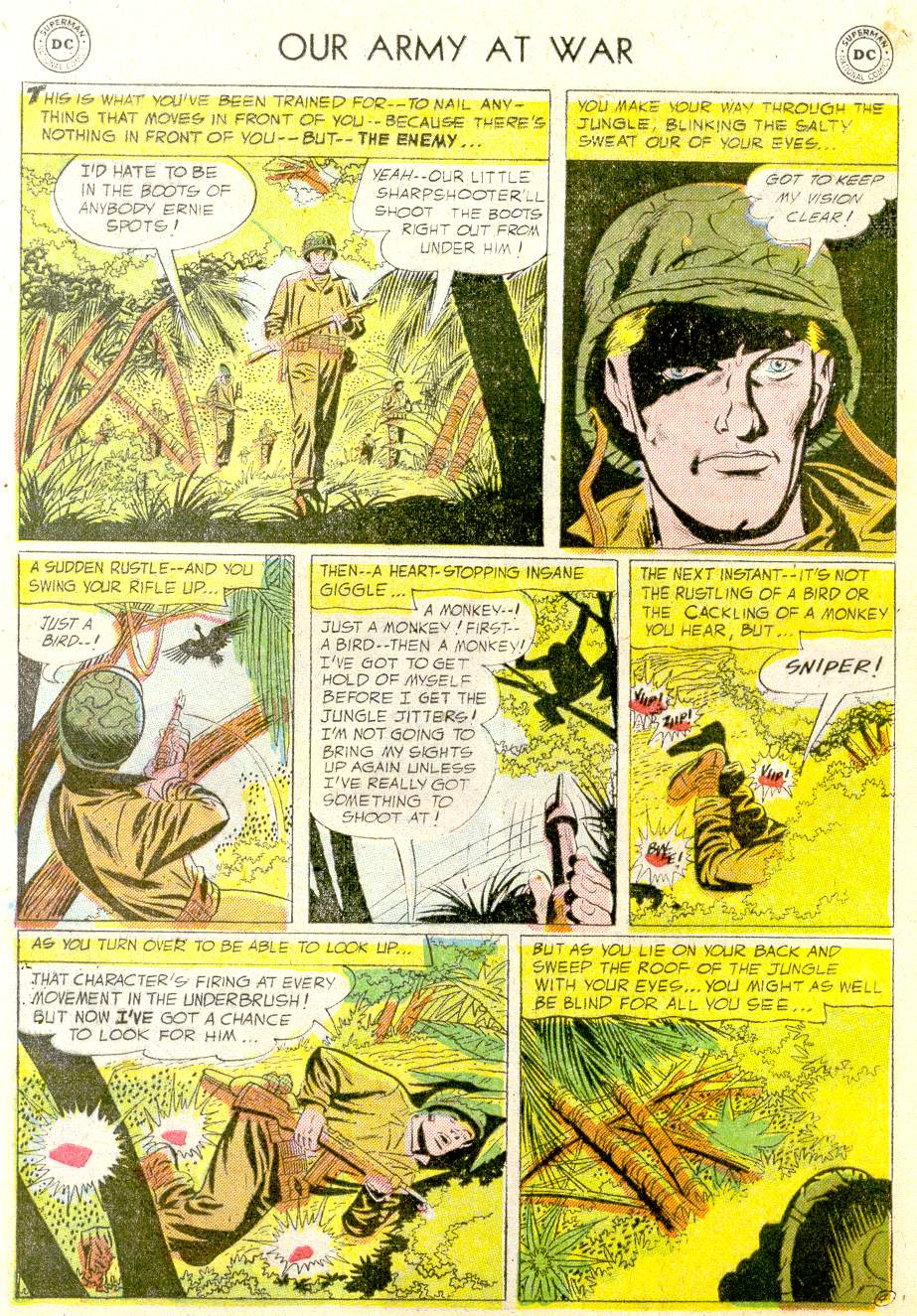 Read online Our Army at War (1952) comic -  Issue #41 - 7