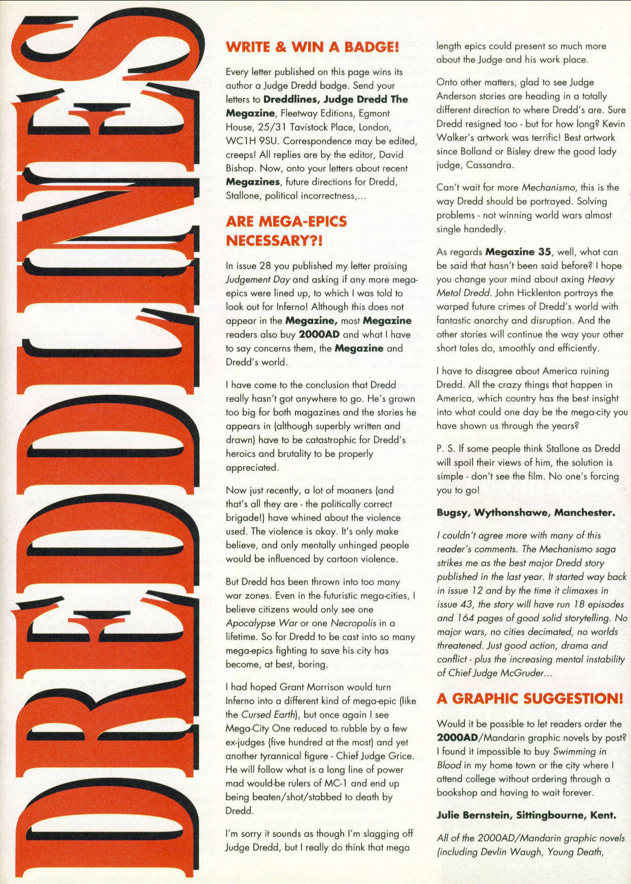 Read online Judge Dredd: The Megazine (vol. 2) comic -  Issue #40 - 31