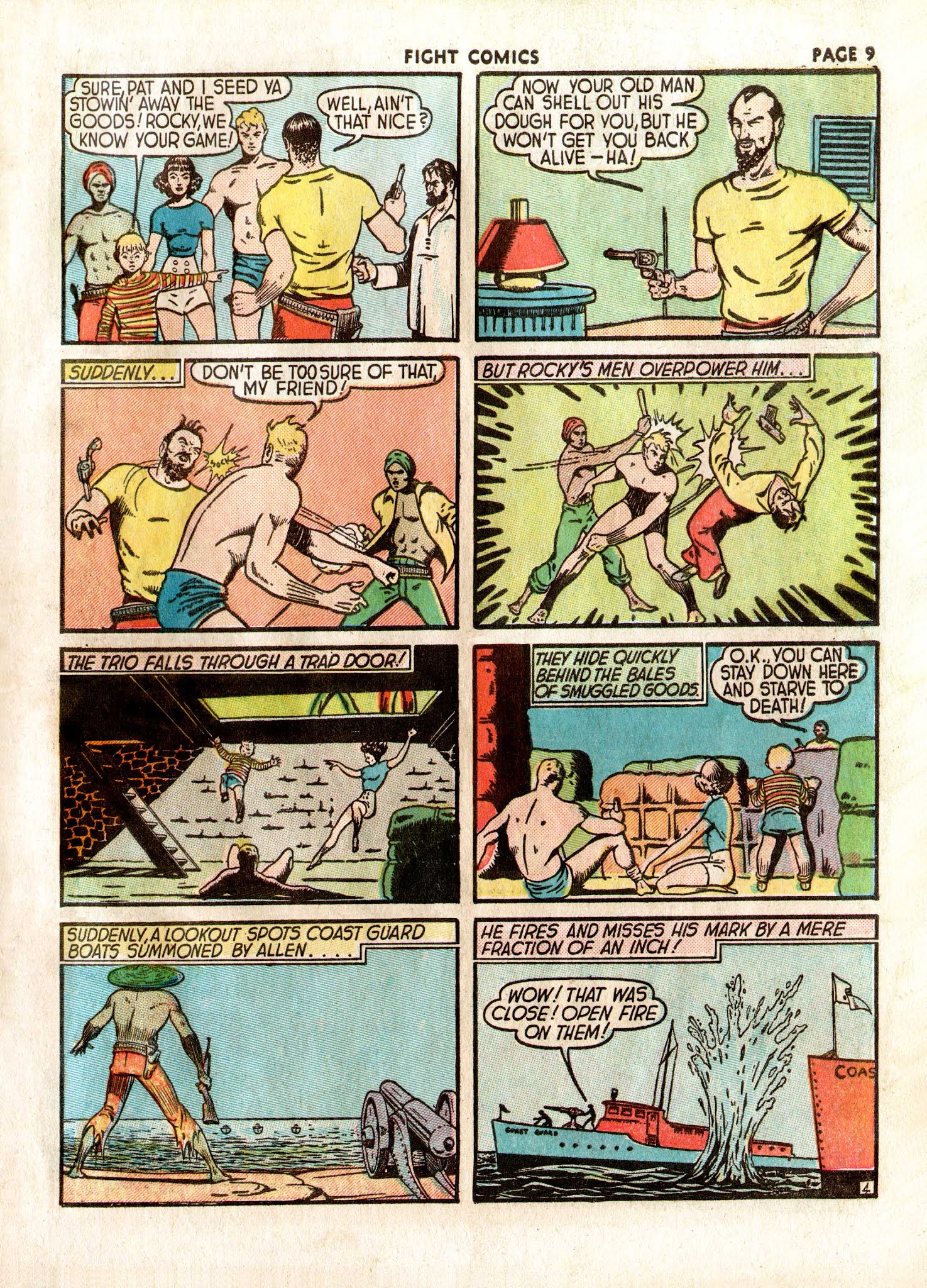 Read online Fight Comics comic -  Issue #7 - 12