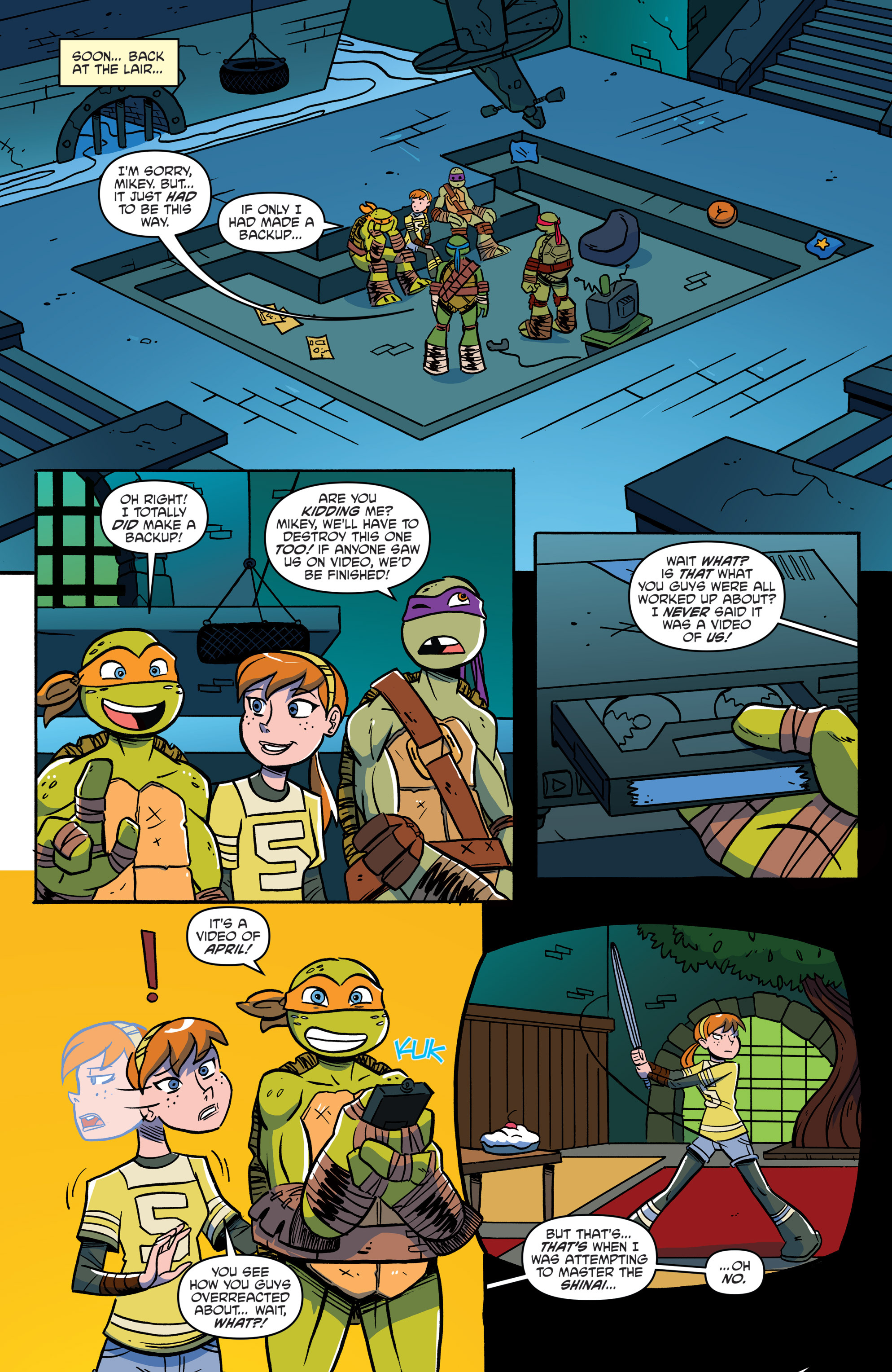 Read online Teenage Mutant Ninja Turtles New Animated Adventures comic -  Issue #12 - 16