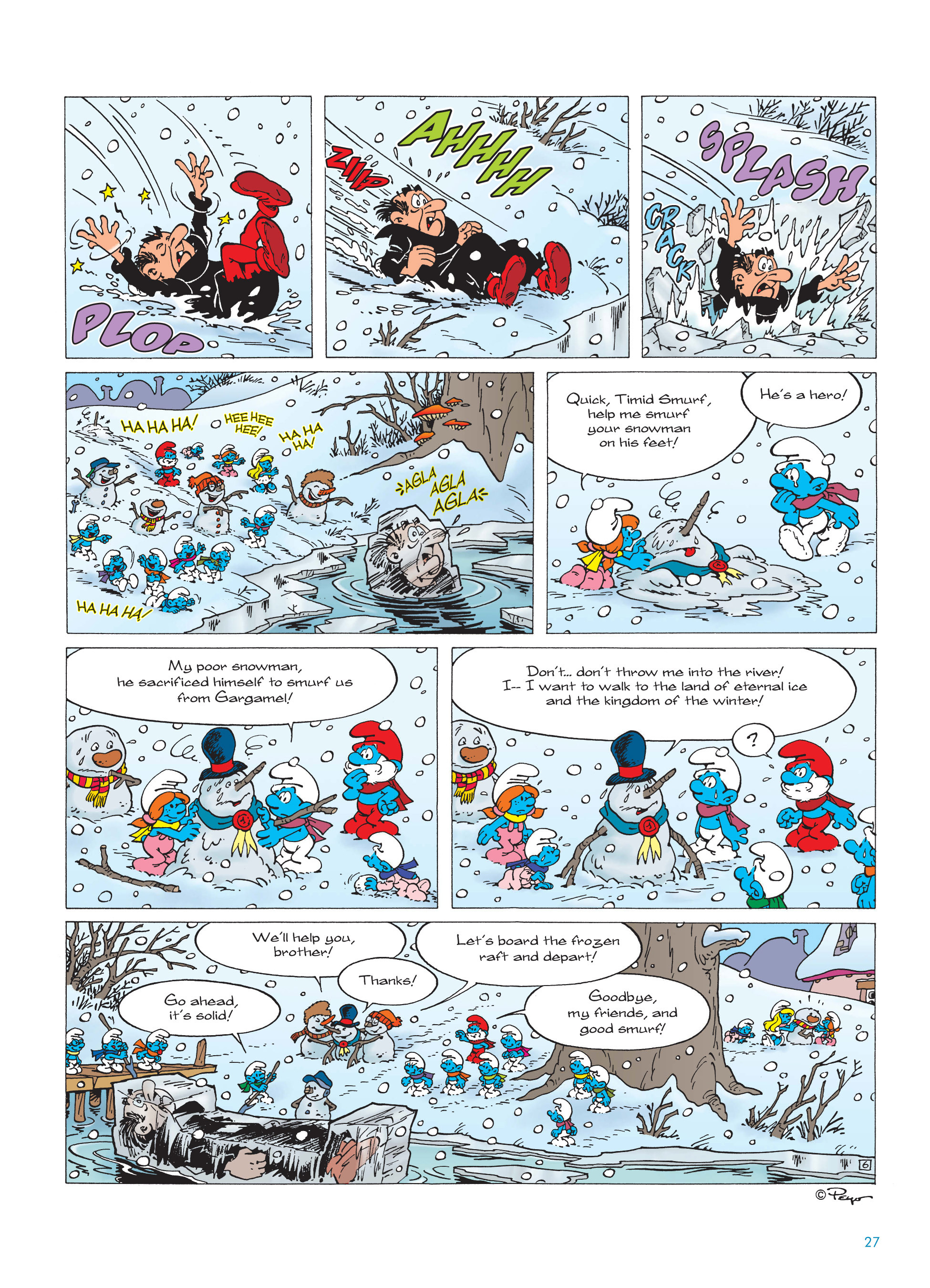 Read online The Smurfs Christmas comic -  Issue # Full - 27