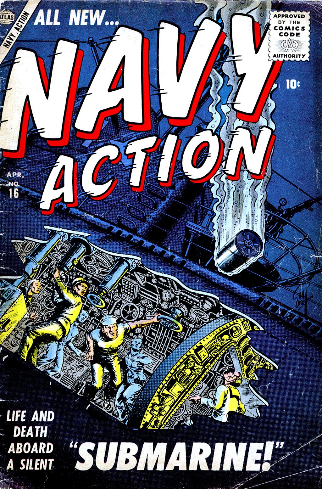 Read online Navy Action (1957) comic -  Issue #16 - 1