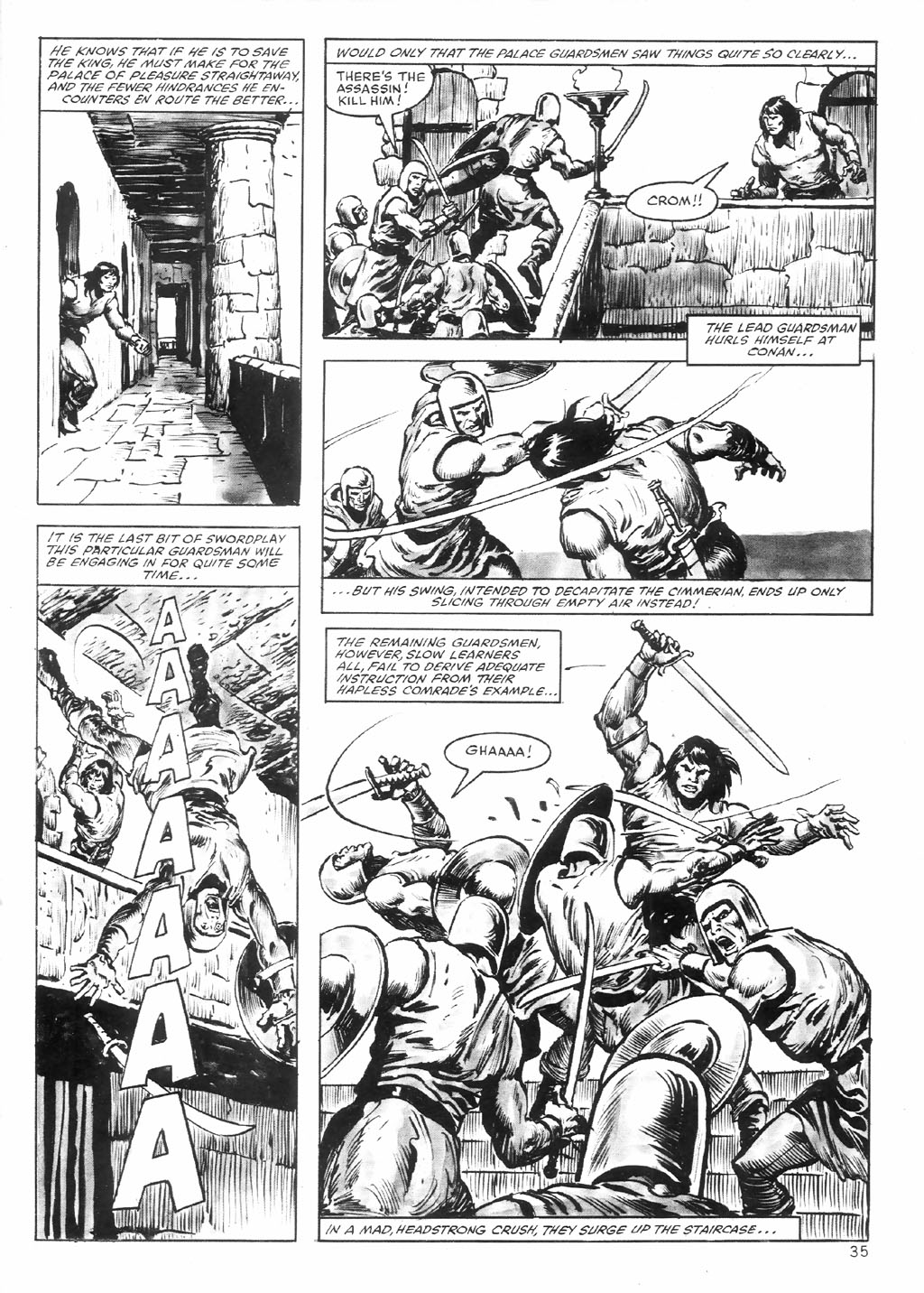 Read online The Savage Sword Of Conan comic -  Issue #81 - 35