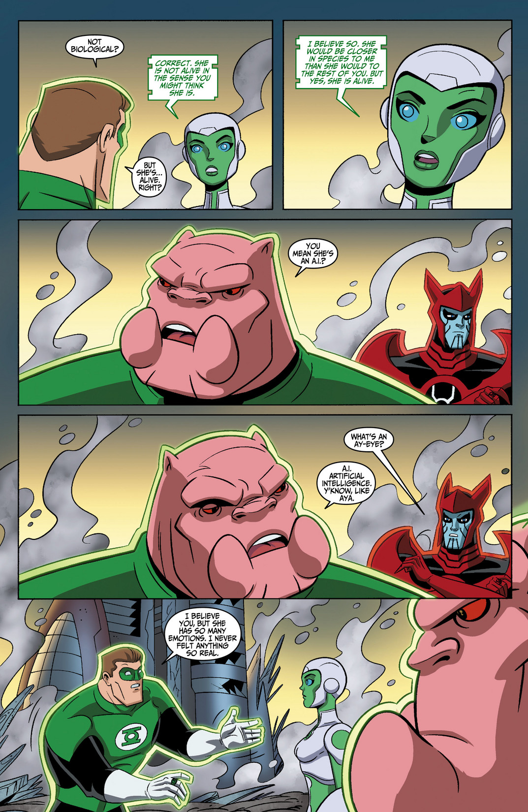 Read online Green Lantern: The Animated Series comic -  Issue #6 - 12