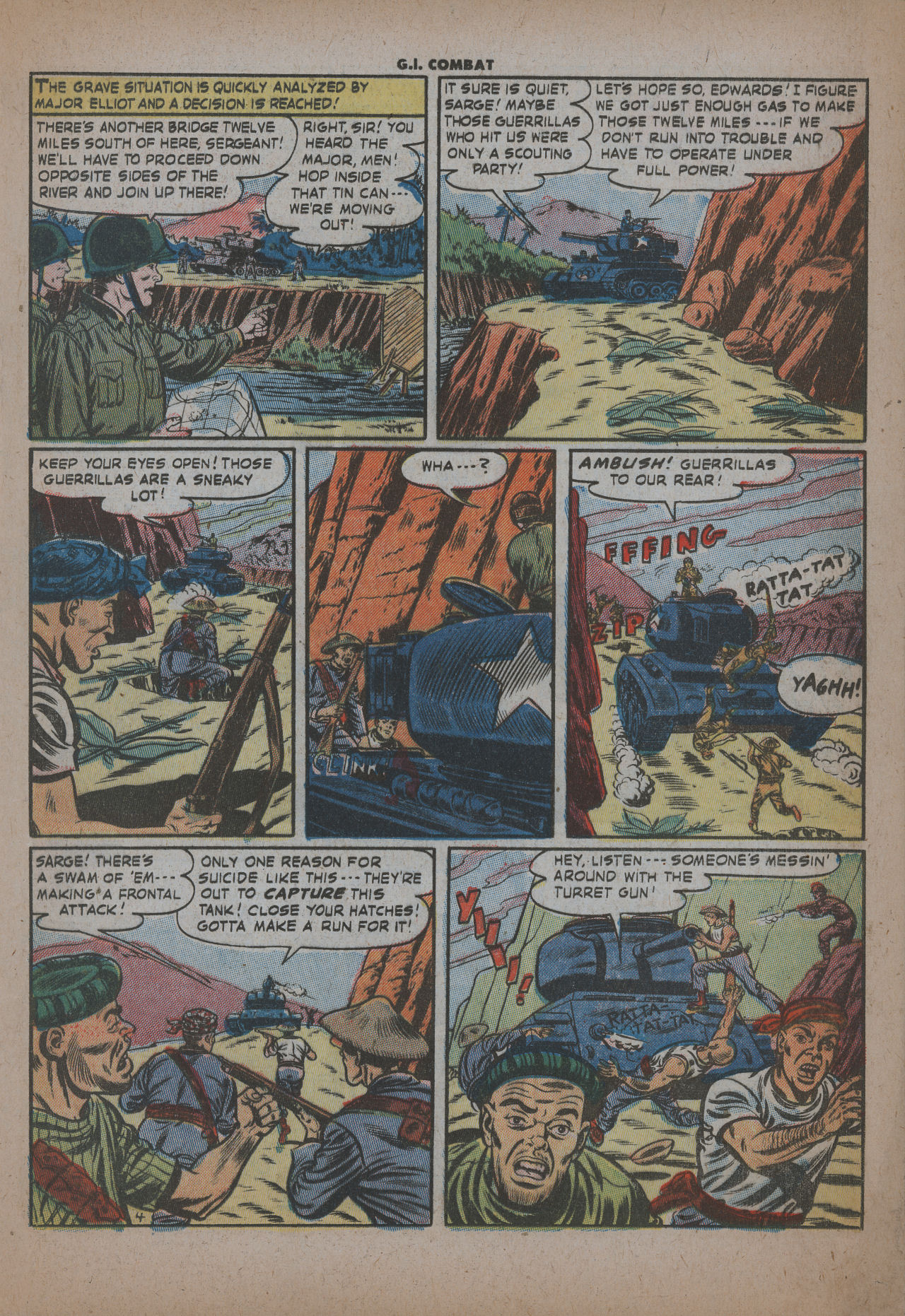 Read online G.I. Combat (1952) comic -  Issue #15 - 15