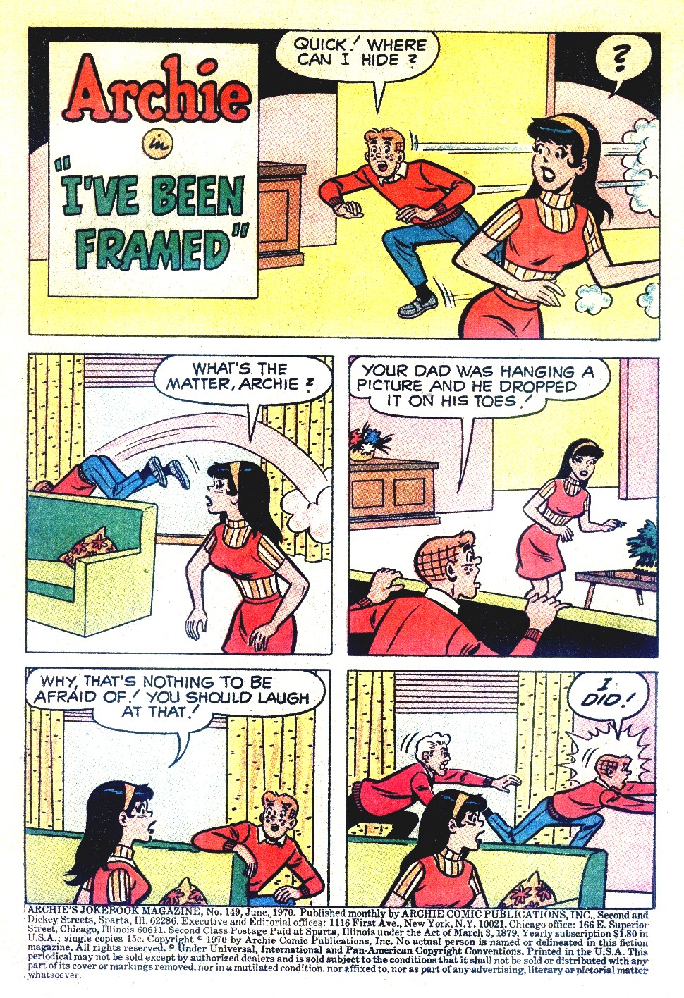 Read online Archie's Joke Book Magazine comic -  Issue #149 - 3