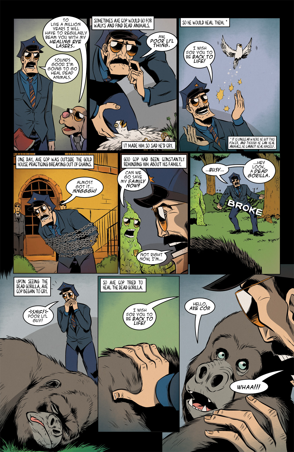 Read online Axe Cop: President of the World comic -  Issue #1 - 14