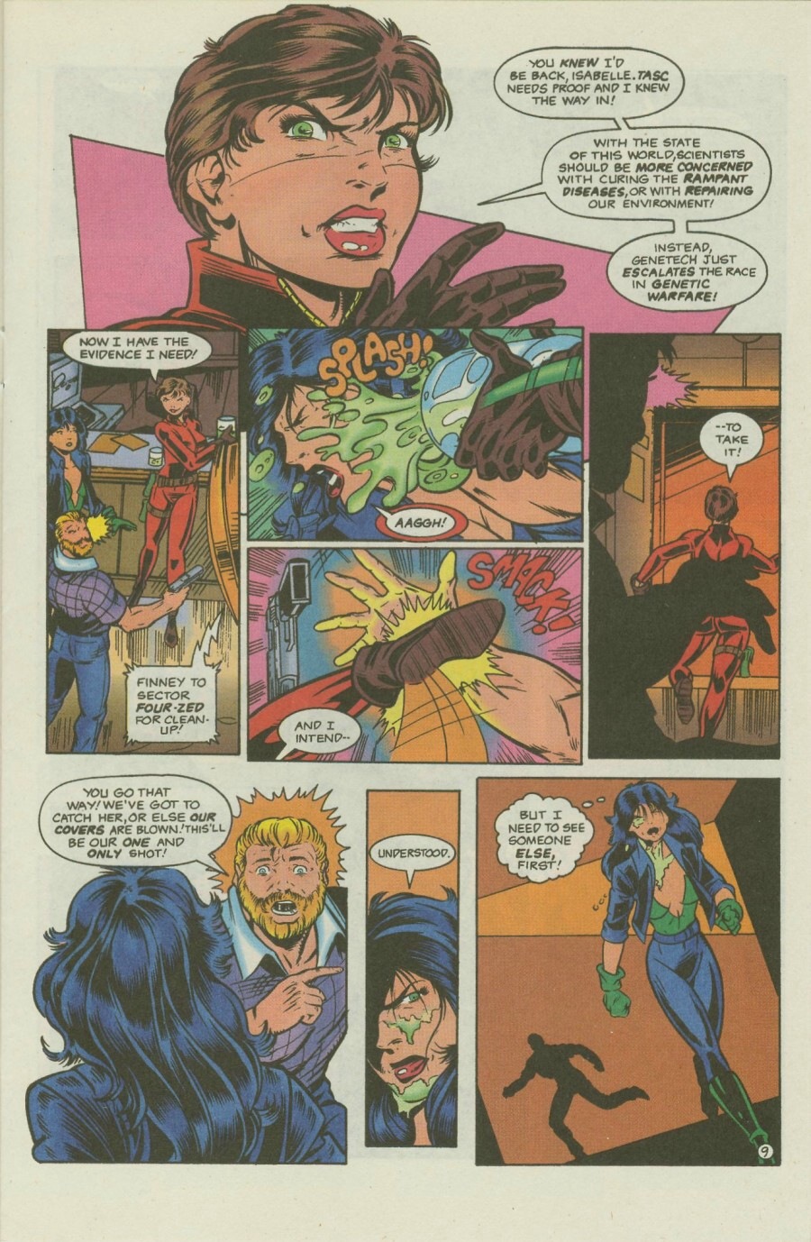 Read online Ex-Mutants comic -  Issue #8 - 13