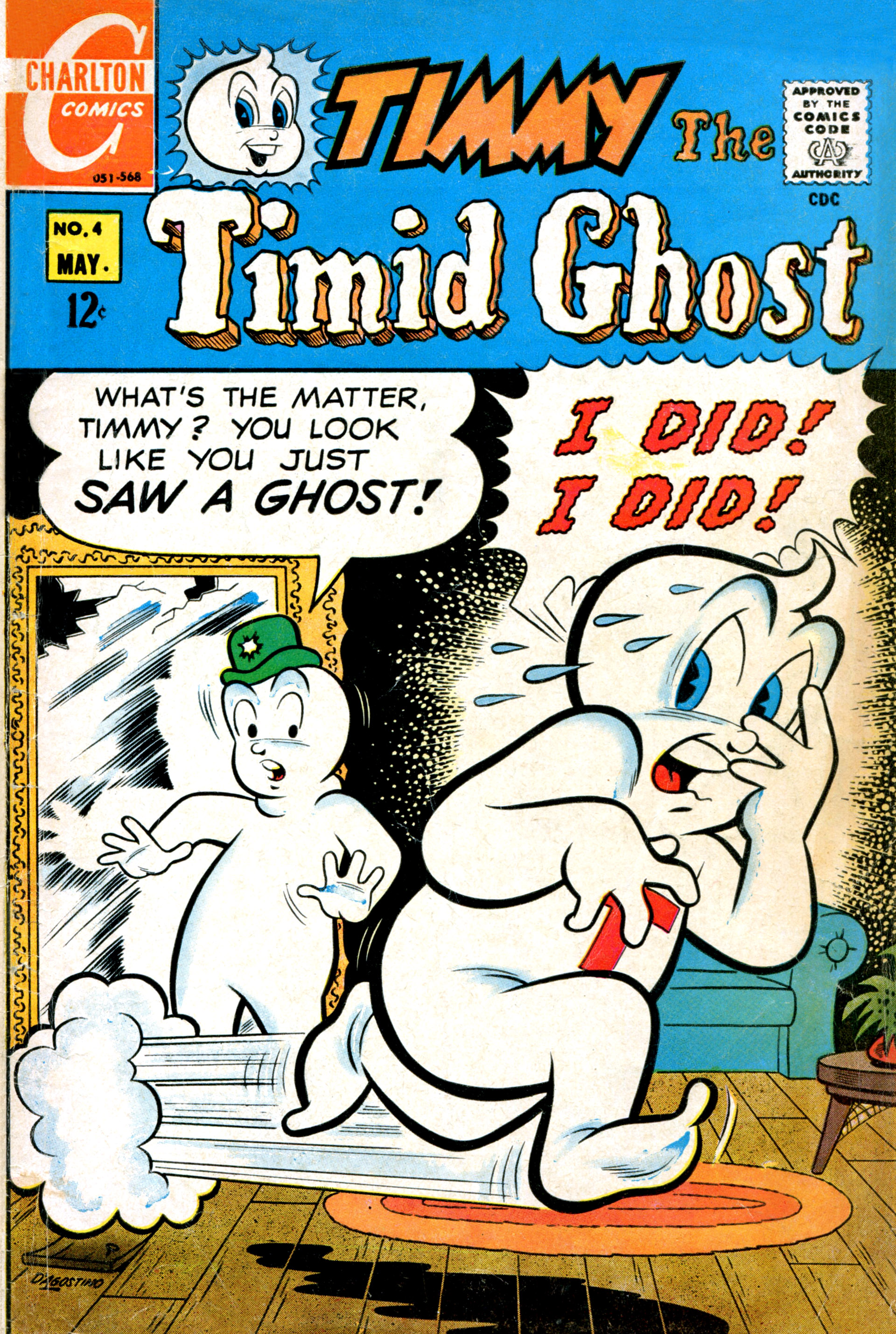 Read online Timmy the Timid Ghost comic -  Issue #4 - 1