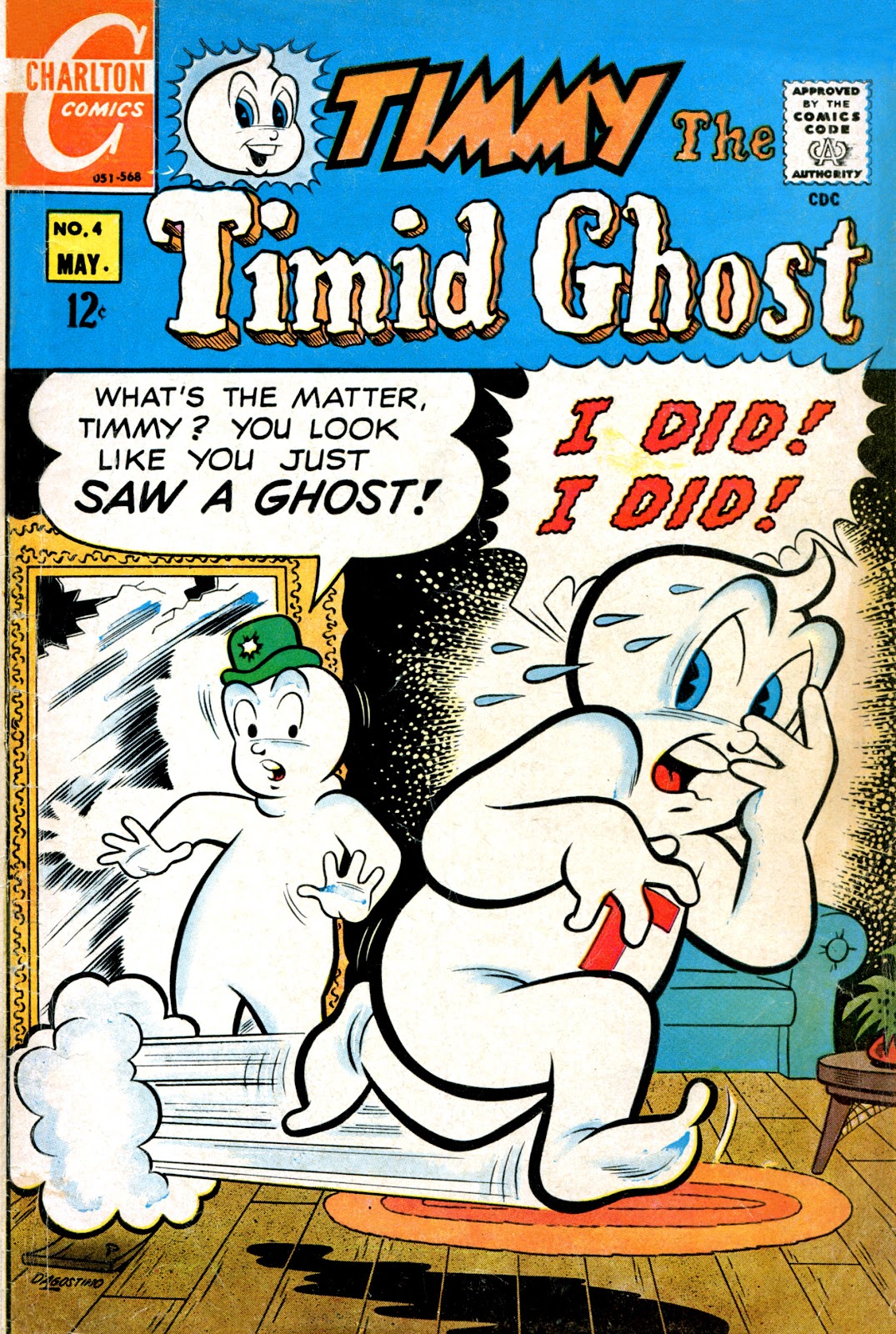 Read online Timmy the Timid Ghost comic -  Issue #4 - 1