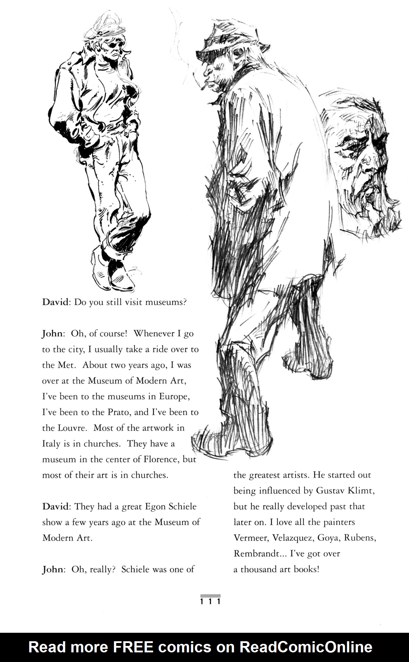 Read online John Buscema Sketchbook comic -  Issue # TPB - 110